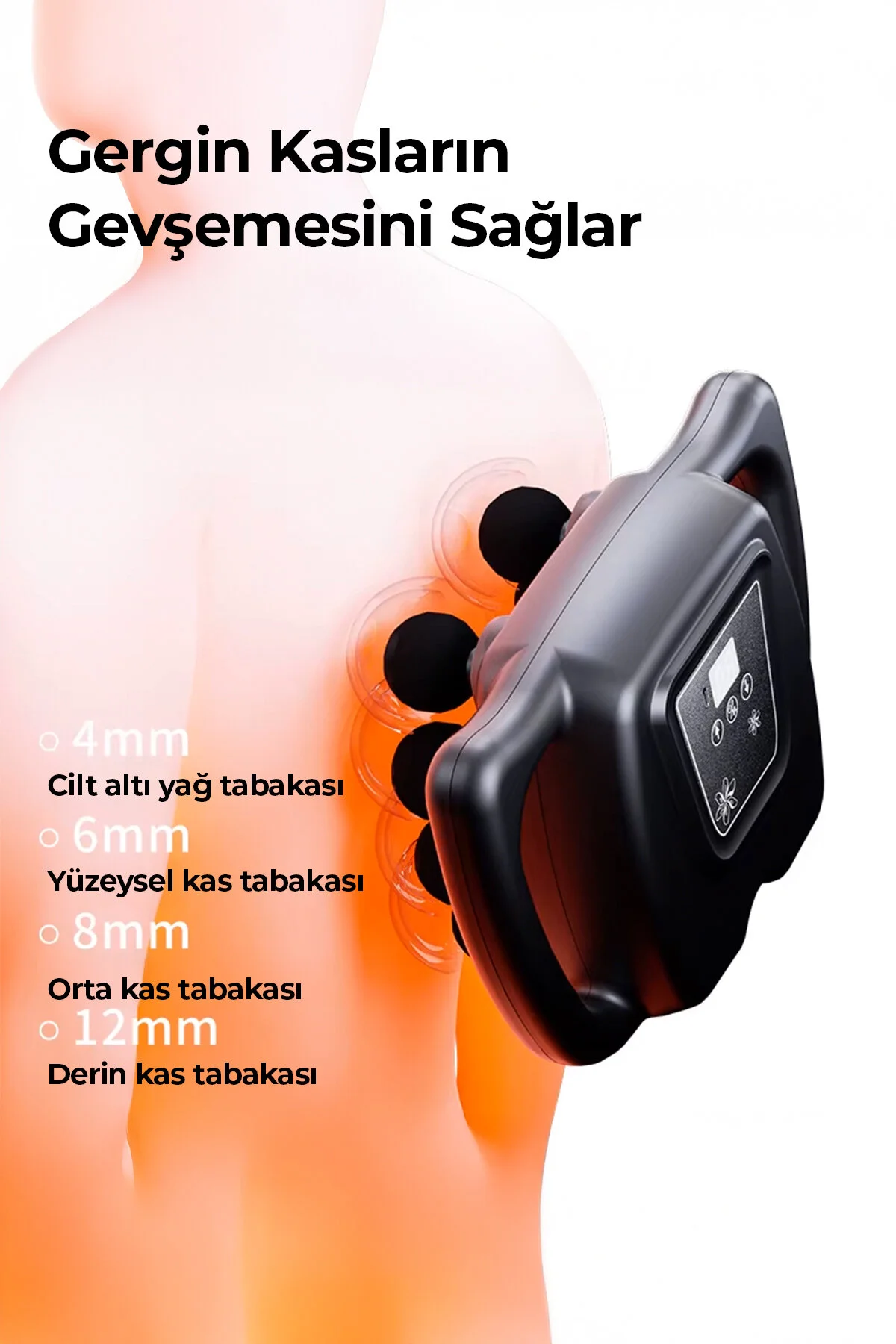 دستگاه ماساژ شارژی گرم‌کننده با ۸ سری  ROBO 8 Head