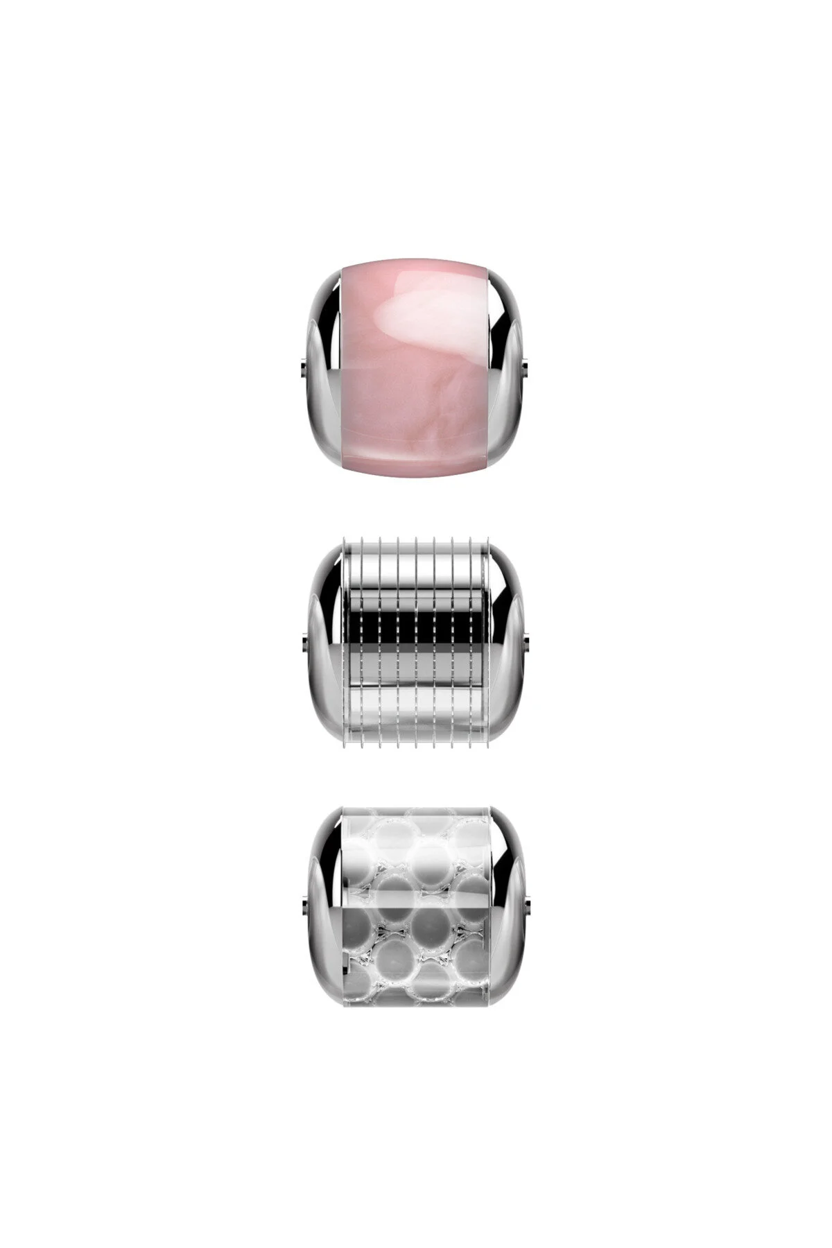 درمارولر آبی Smartappguided ™ Miconeedle Face Roller 9 در 1 geske