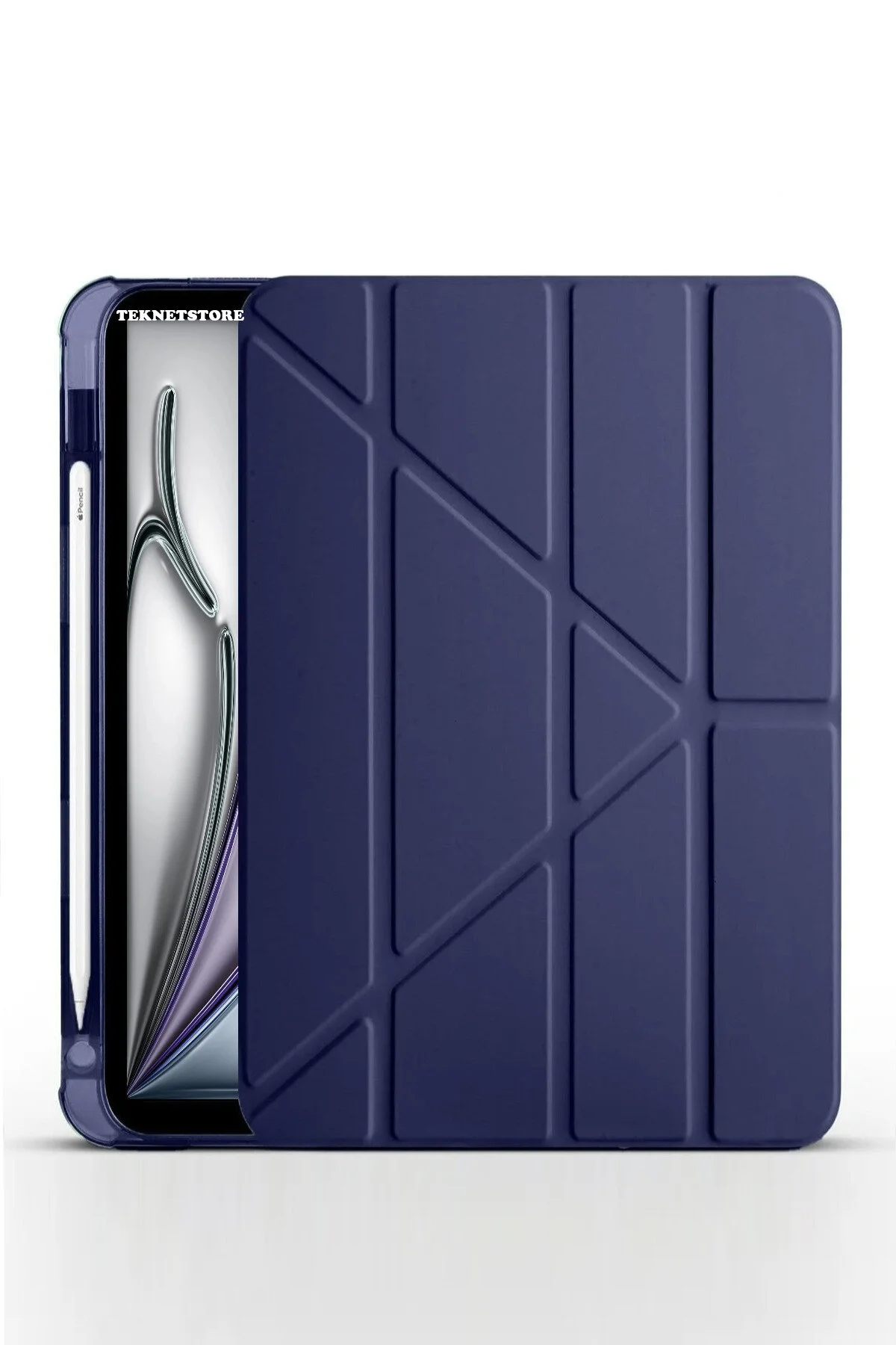 کاور تبلت محفظه شارژ مداد قاب IPAD AIR 13 اینچی M3 M2 با هوشمند سیلیکونی حالت خواب استادیوم TEKNETSTORE