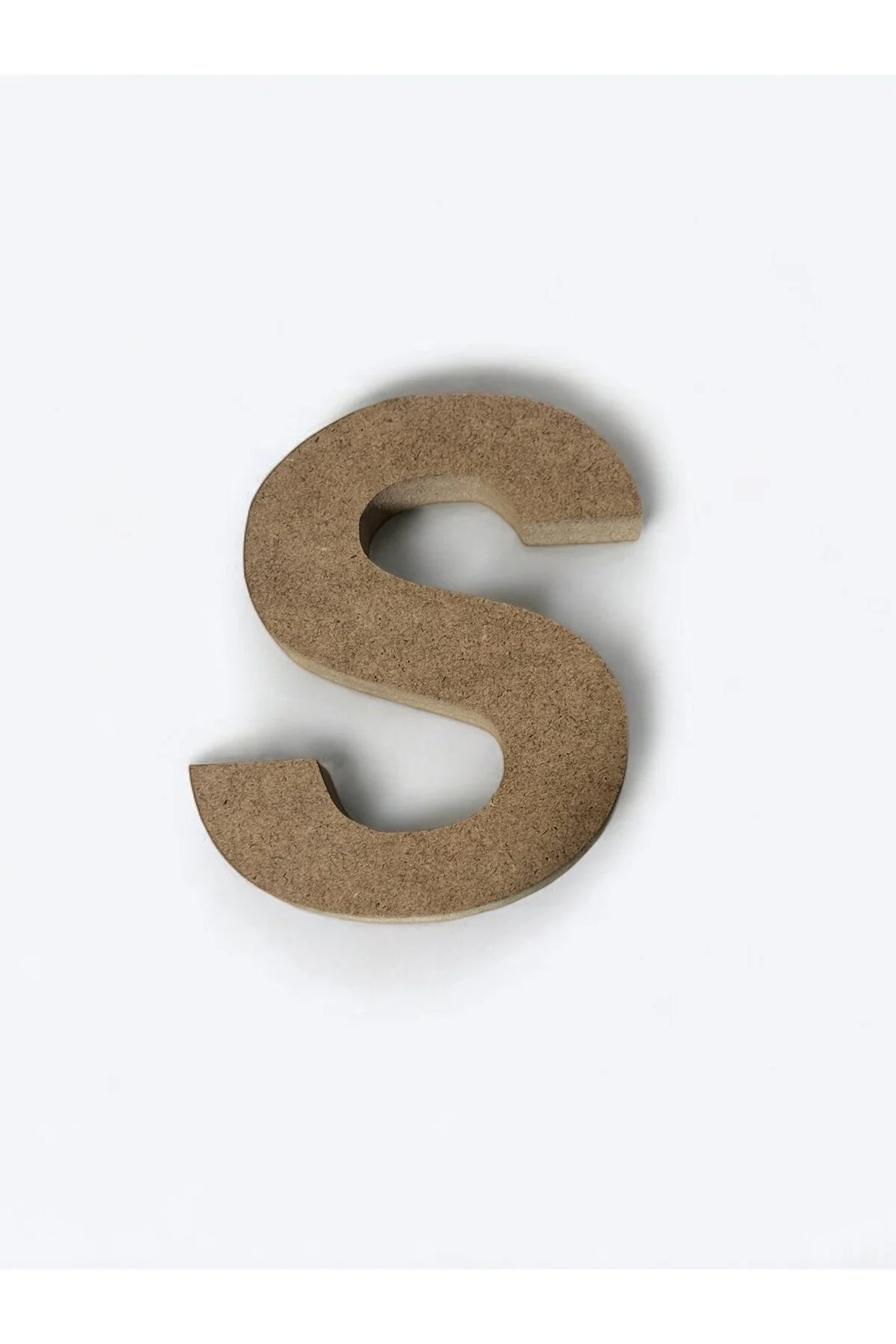 پازل سه بعدی حرف چوبی S اورجینال nsl mimarlık
