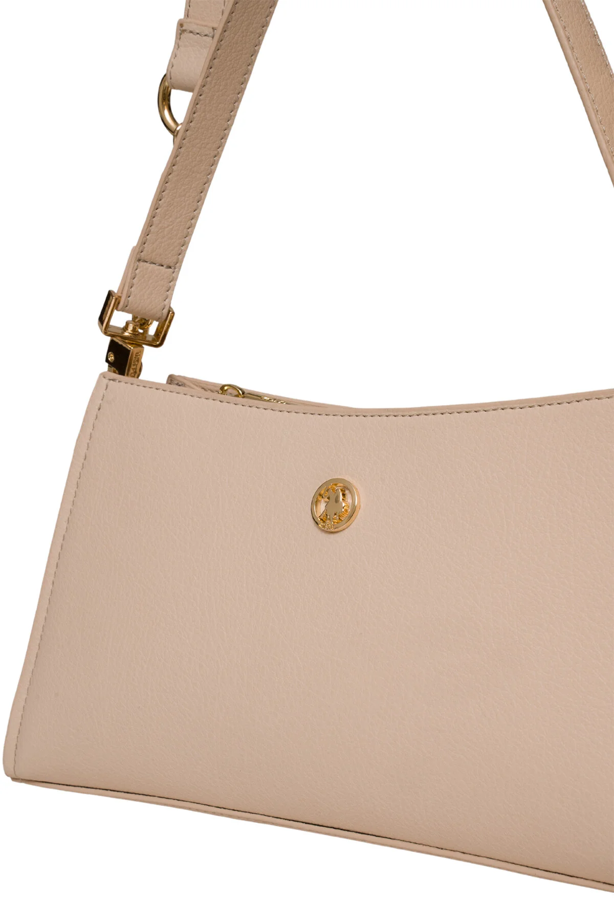 کیف شانه ای زنانه زن بژ US25134 U.S. Polo Assn.
