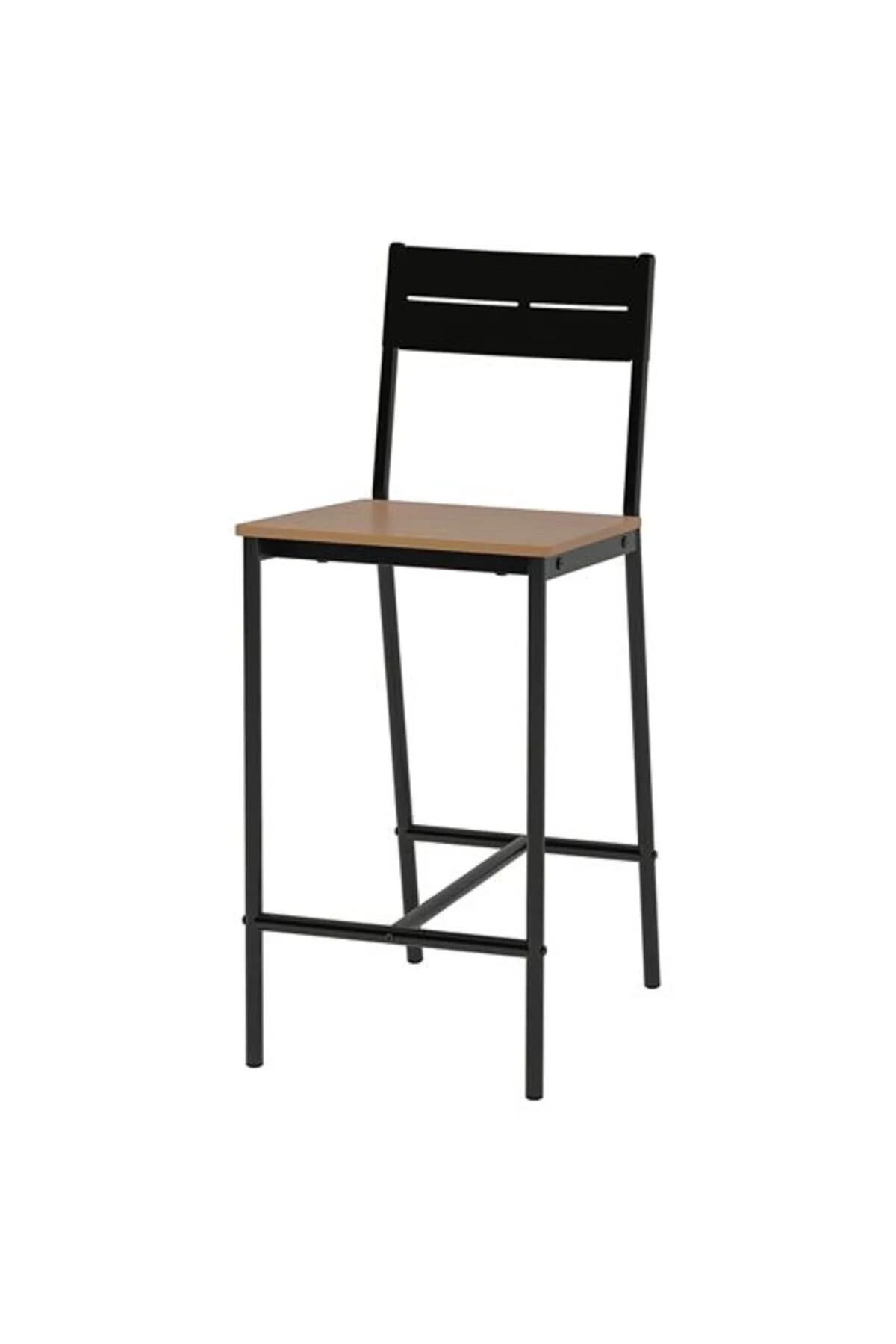 صندلی آشپزخانه SANDSBERG نوار قهوه ای سیاه 63 سانتی متر IKEA