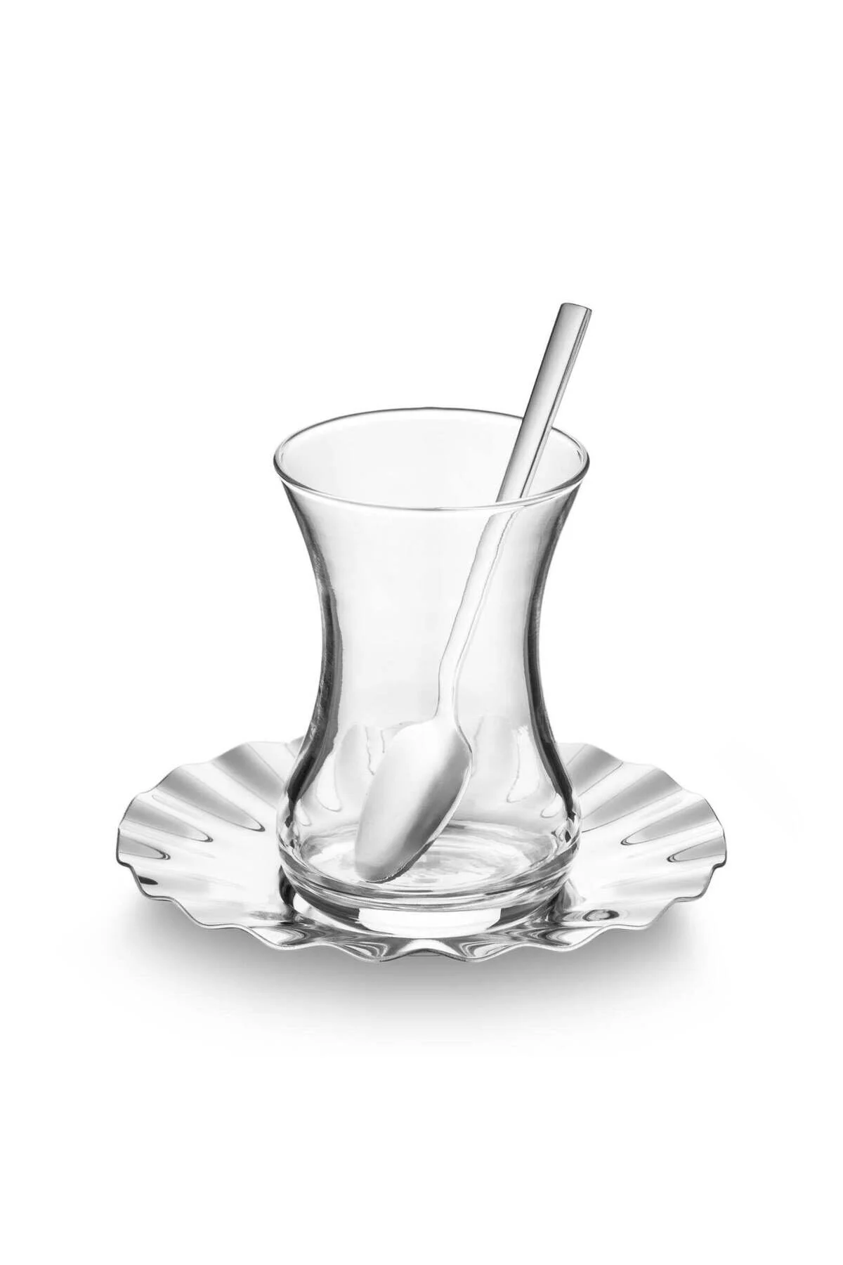 لیوان VELENA 18 قطعه 6 مجموعه چای فولادی Jumbo