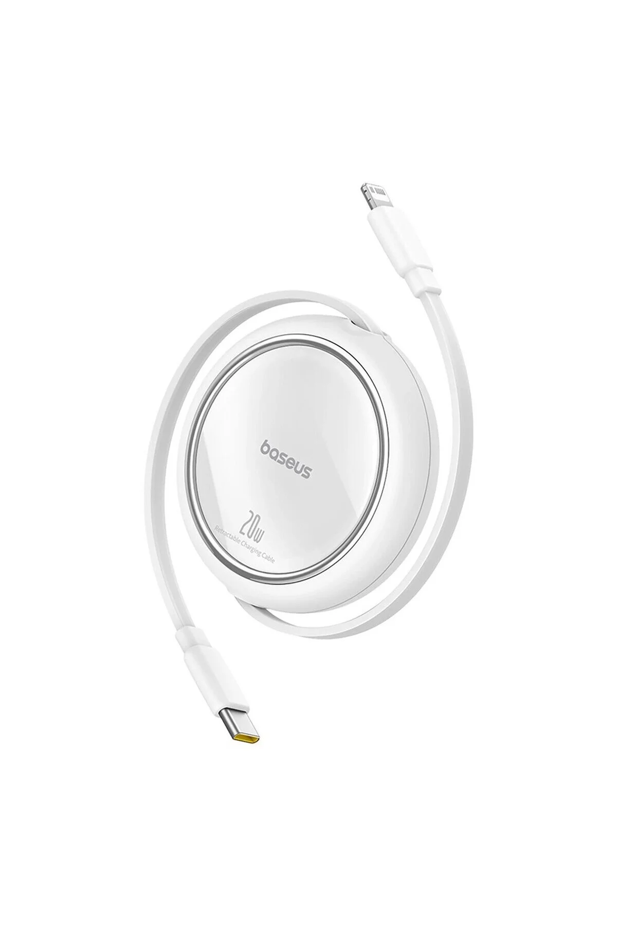 کابل شارژ FREE2PULL MINI REALLET TYPE C به رعد و برق 20W Baseus