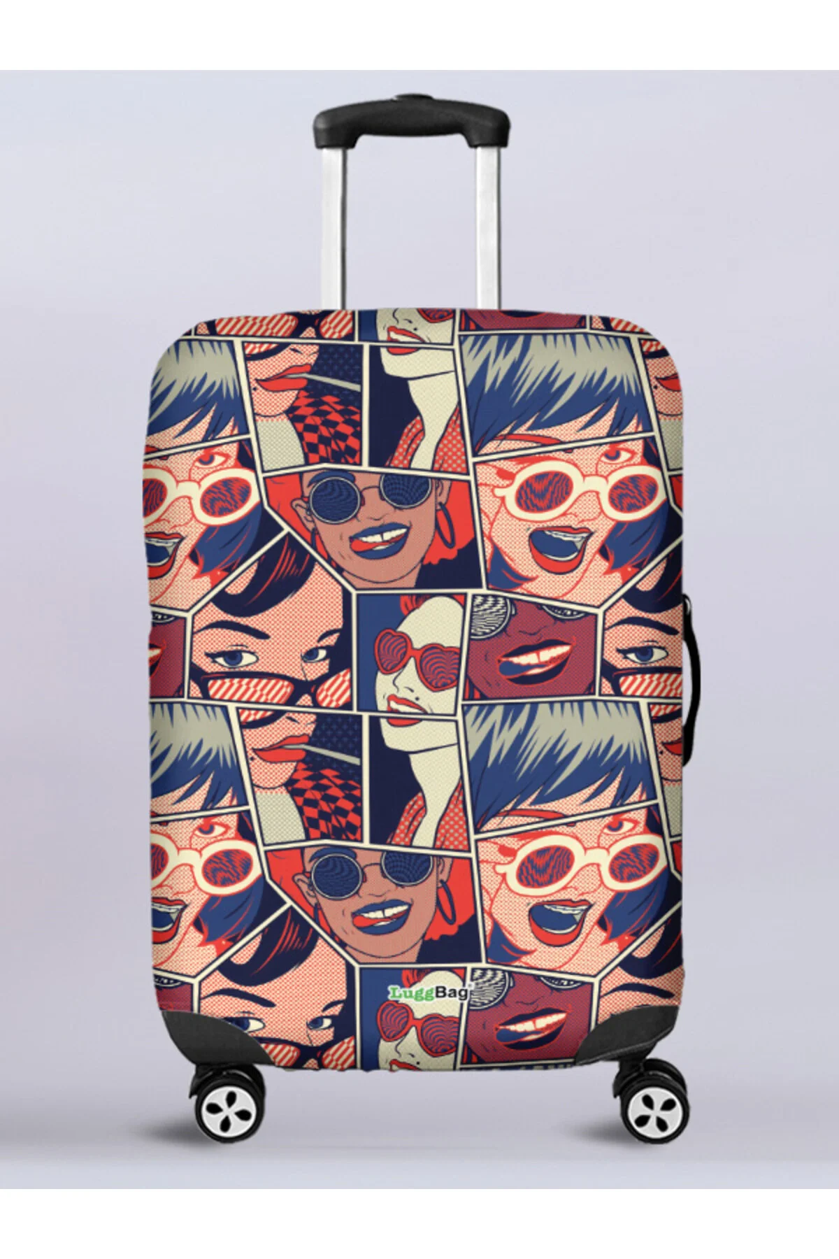 روکش چمدان چند رنگ مردانه و زنانه پوشش پارچه ای قلمداد اورجینال LUGGBAG