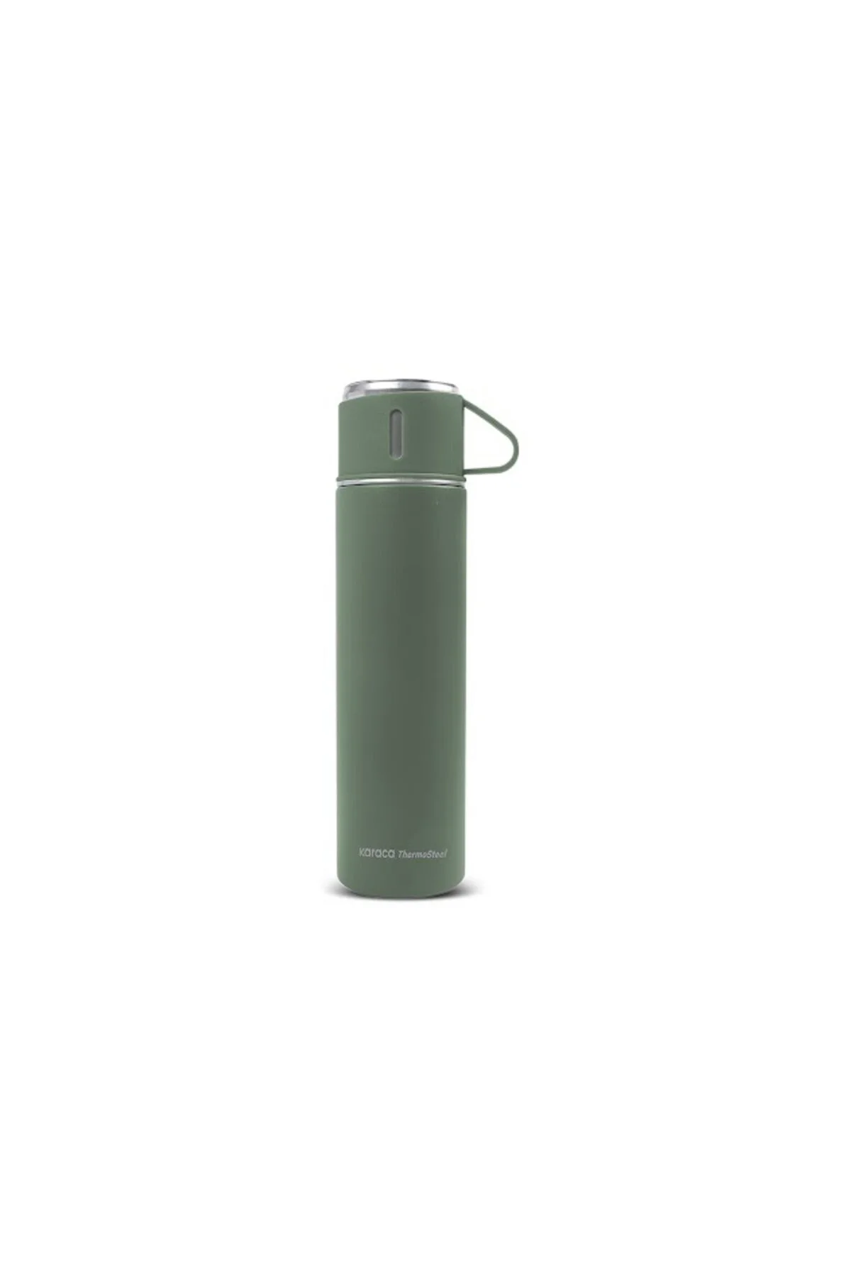 فلاسک ترموستل طبیعت فنجان های فلزی 550 میل THERMOS خاکی کاراجا Karaca