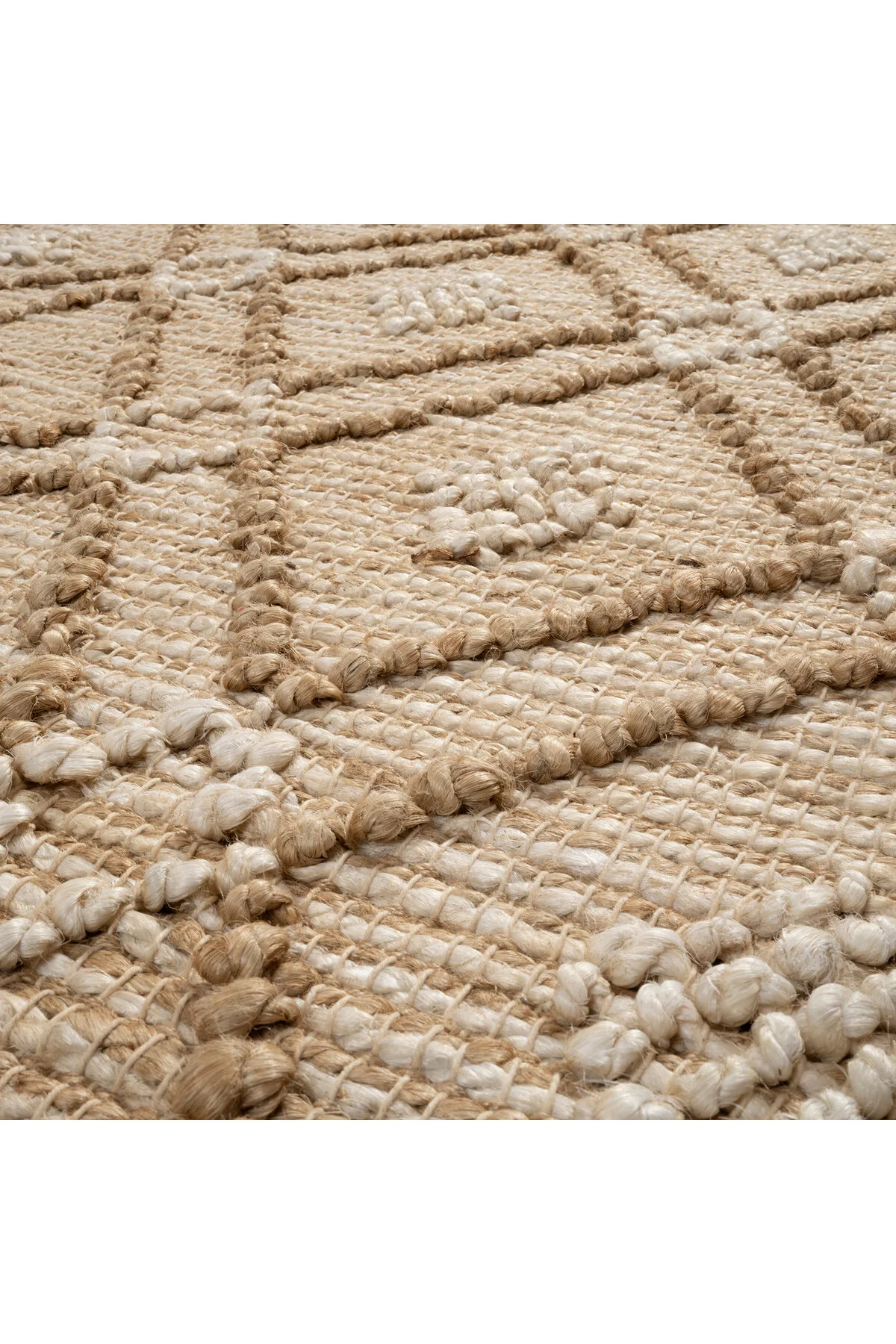فرش جیپور جوت 120X180 سانتی متر بژ Zsa Zsa Zsu