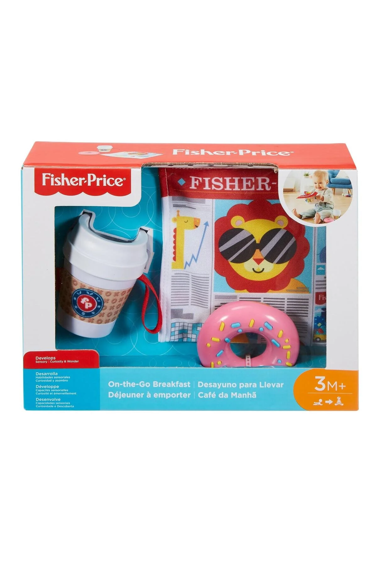 اسباب بازی های نوزاد و فعالیتی سفید مجموعه GAME اورجینال Fisher Price