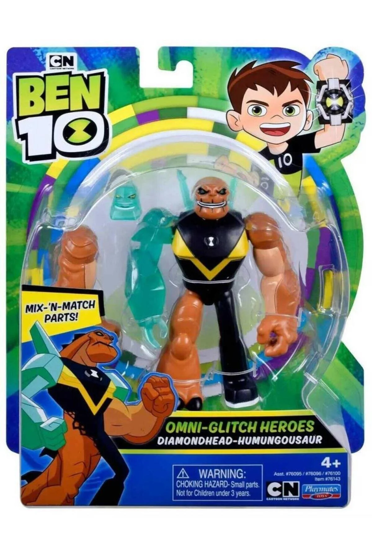 اکشن فیگور HEROES DIAMONDHEAD بن تن BEN10