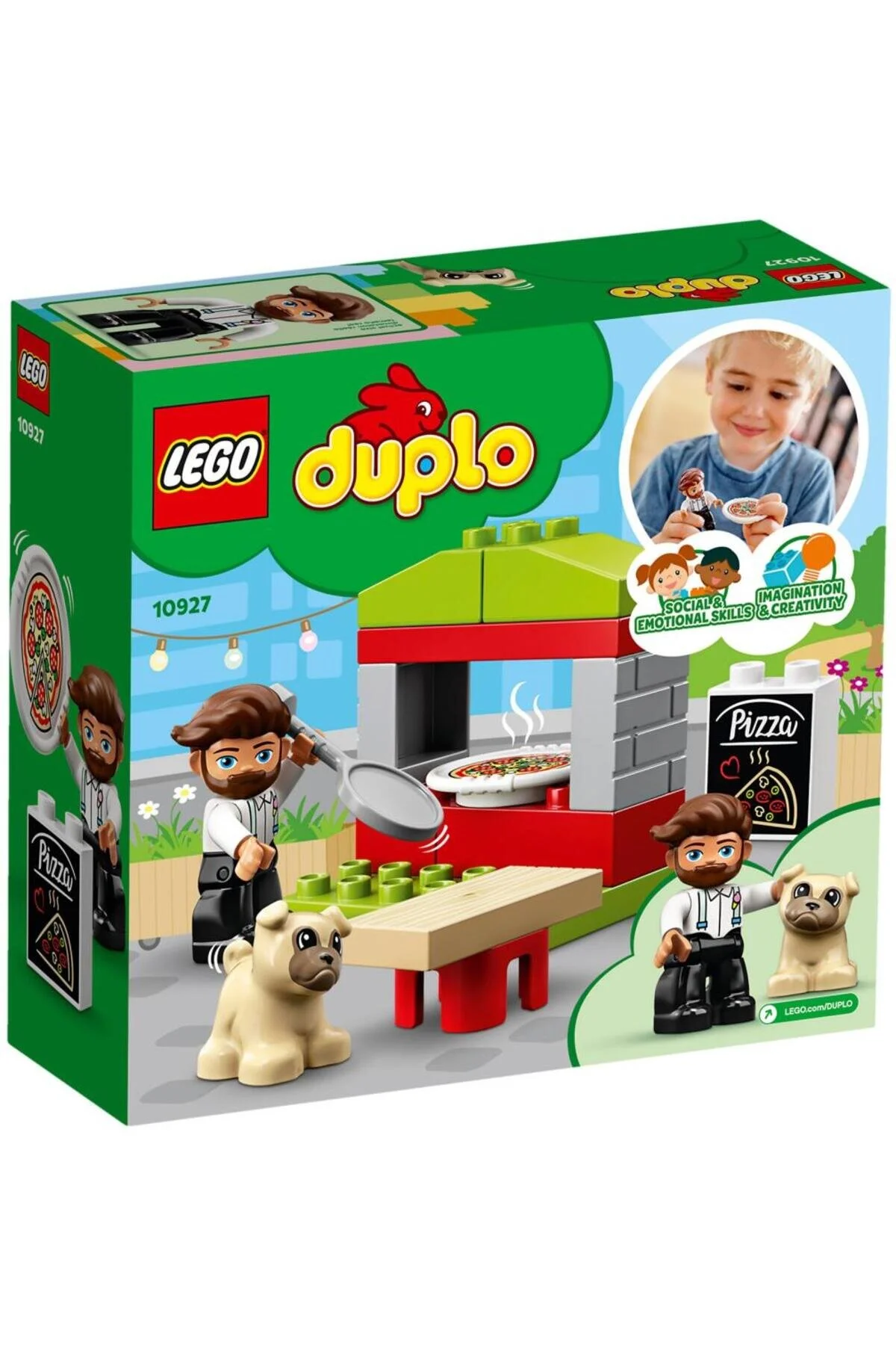 لگو و اسباب بازی های ساخت محور استند پیتزا شهر دوپلو 10927 از ترکیه LEGO