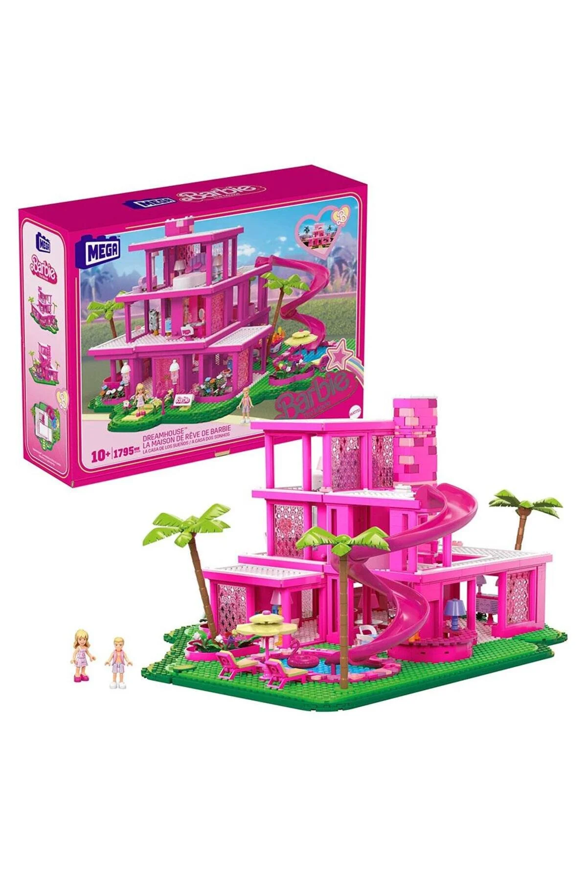 عروسک های اسباب بازی و لوازم جانبی مجموعه ساختمان MEGA BARBIE® DREAM HOUSE™ HOUSE برای کلکسیونرها 1795 قطعه HPH26 Barbie