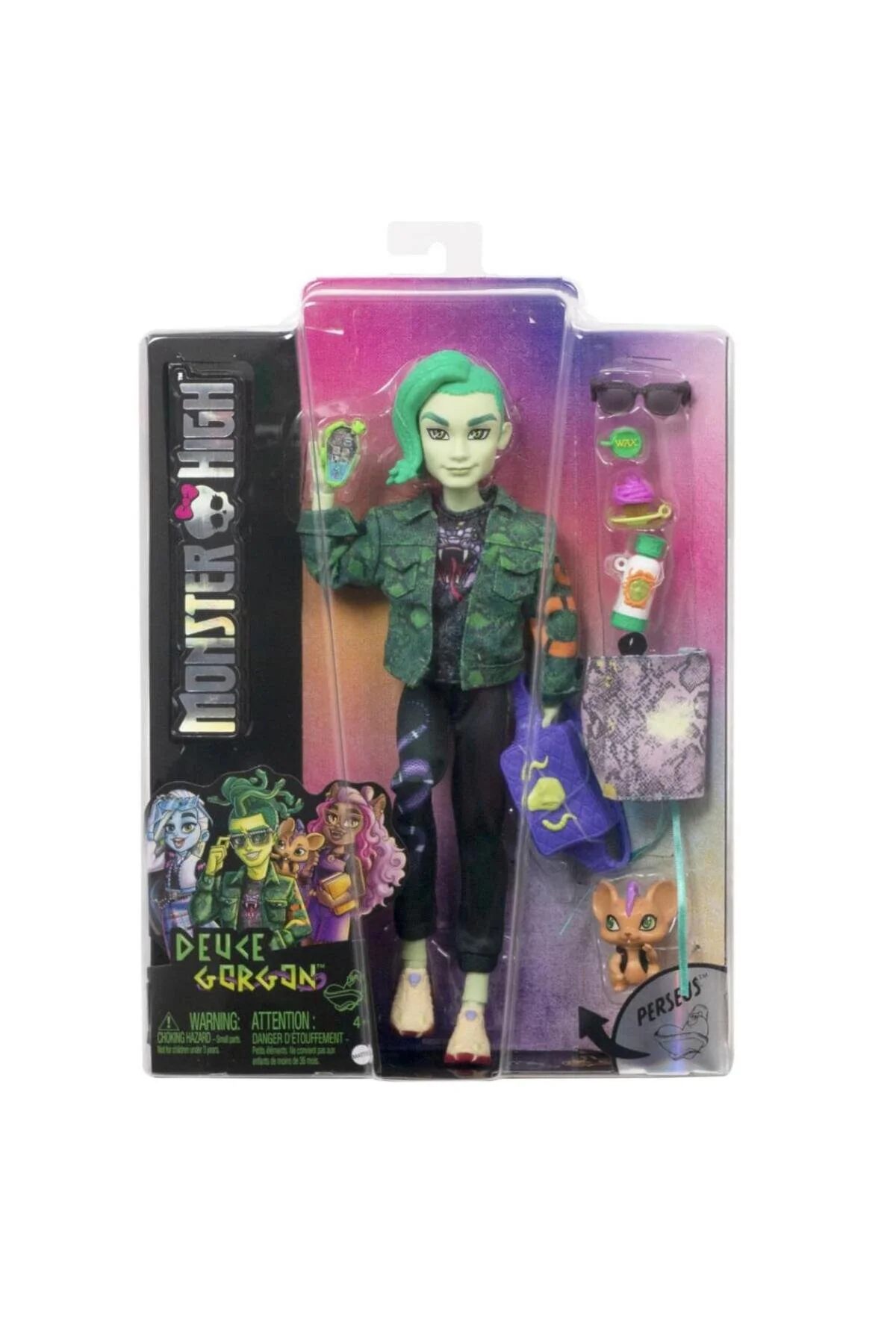اسباب بازی های فیگور دیگر مردانه و زنانه DEUCE GORGON HHK56 اورجینال MONSTER HIGH
