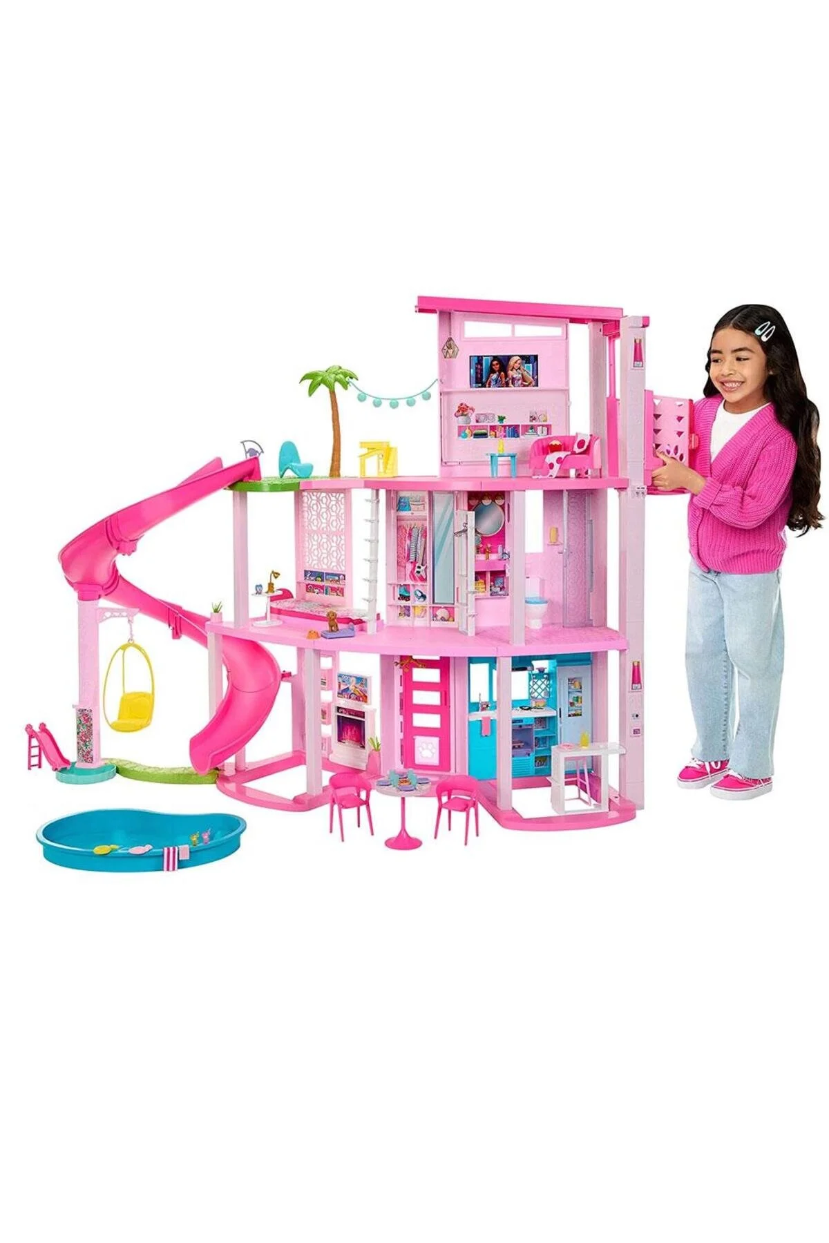 عروسک های اسباب بازی و لوازم جانبی خانه رویایی جدید HMX10 اورجینال Barbie