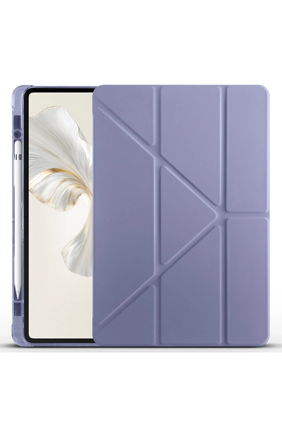 کاور تبلت HONOR PAD 9 12.1 اینچی سیلیکونی چرمی نرم سازگار با محفظه قلم فیبکس Fibaks