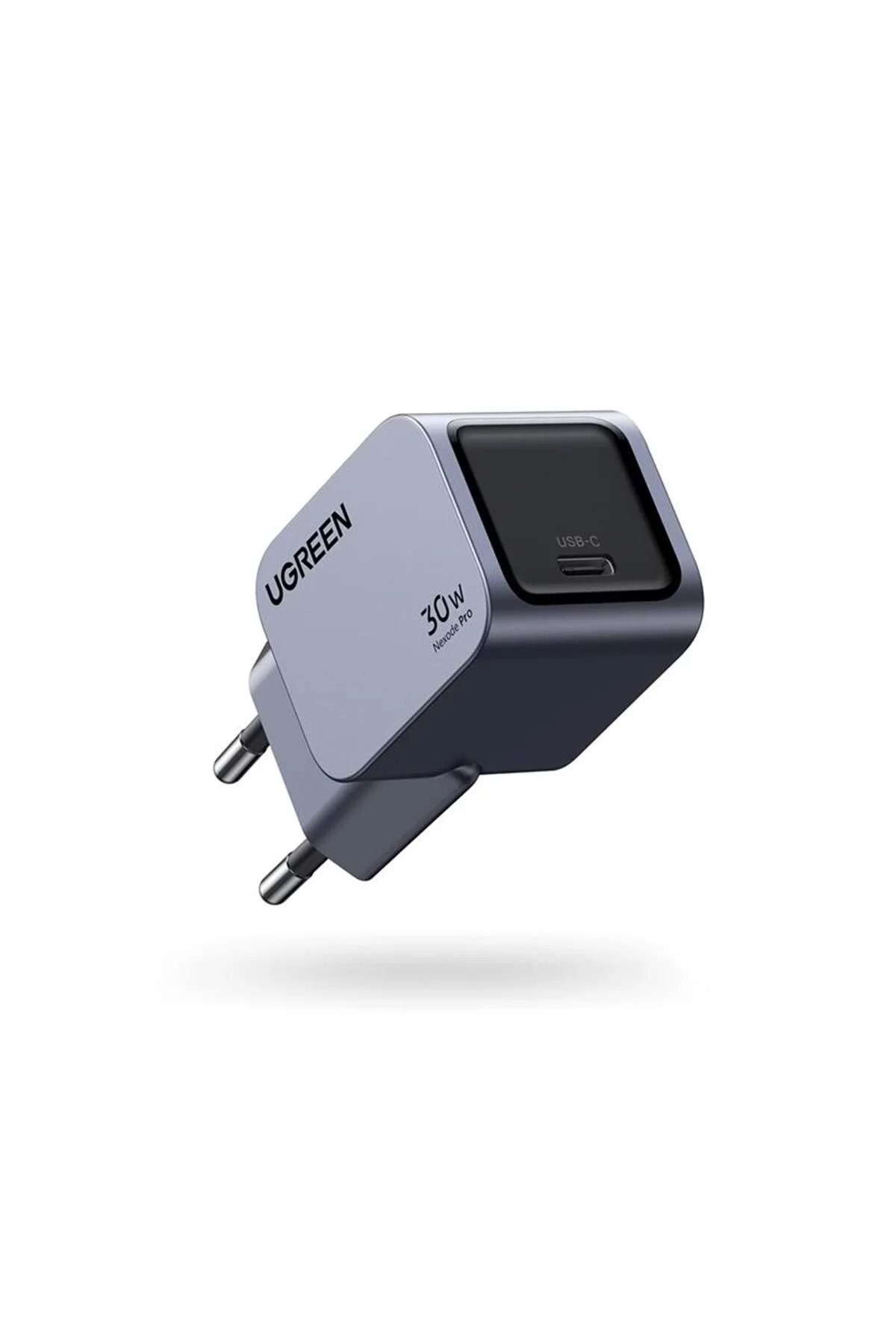 مبدل NEXODE PRO 30W GAN FAST WARRANGER TYPE C QC PD 1XUSB فضای خاکستری 35006 Ugreen