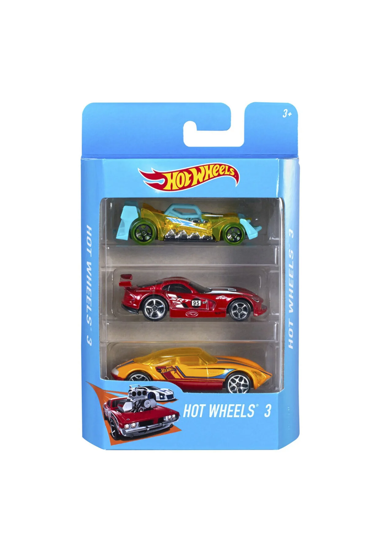 ماشین اسباب بازی مجموعه سه گانه K5904 هات ویلز اورجینال HOT WHEELS