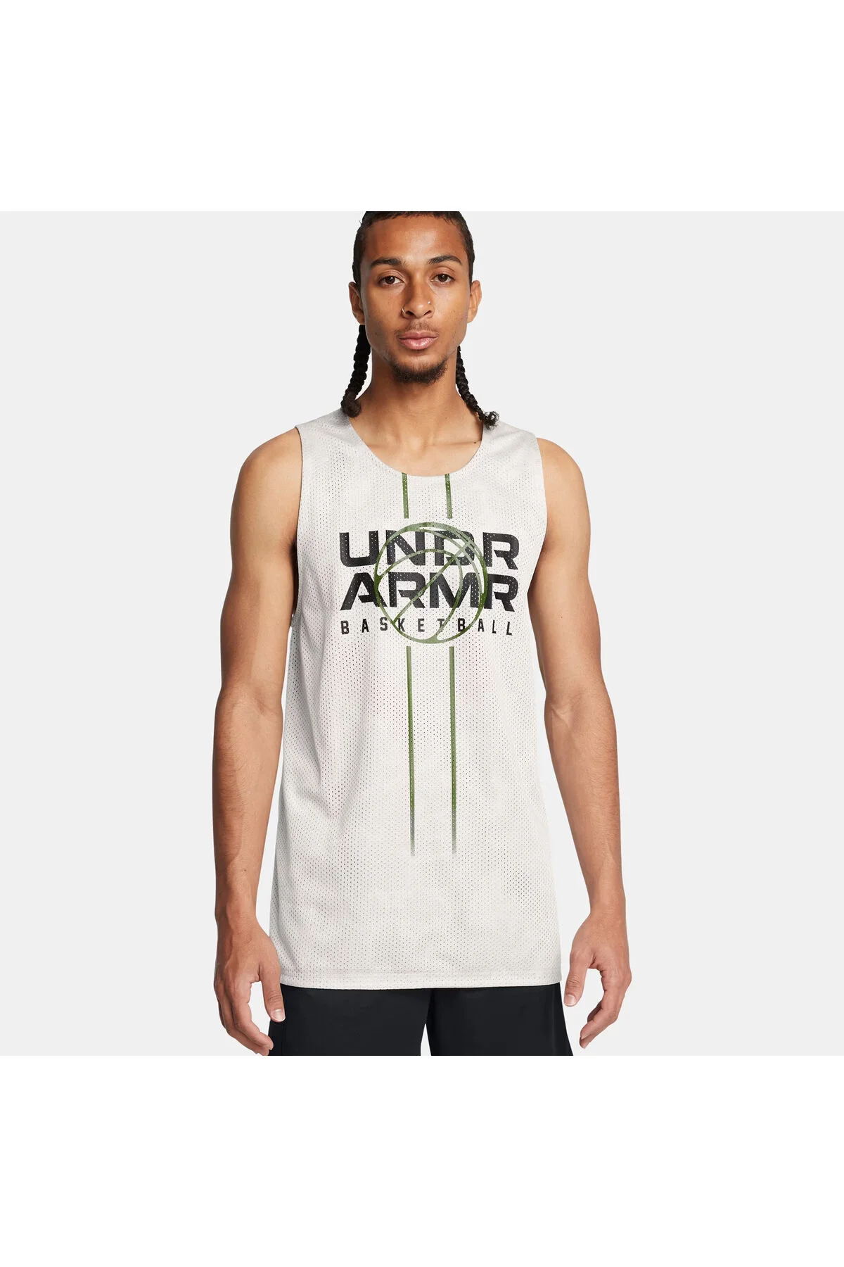 رکابی ورزشی مشکی مردانه منطقه UA دو طرفه 114 Under Armour