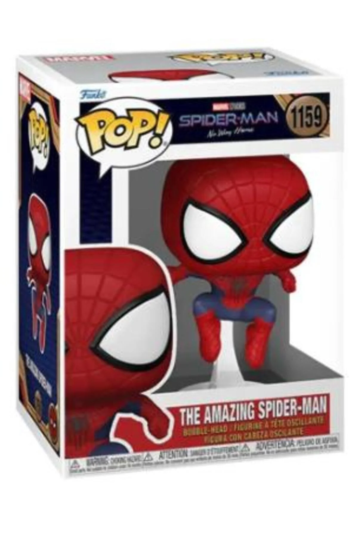 فیگور POP MARVEL: SPIDER MAN NO WAY HOME THE AMAZING LEAPING NO:1159 BOBBLE HEAD Funko