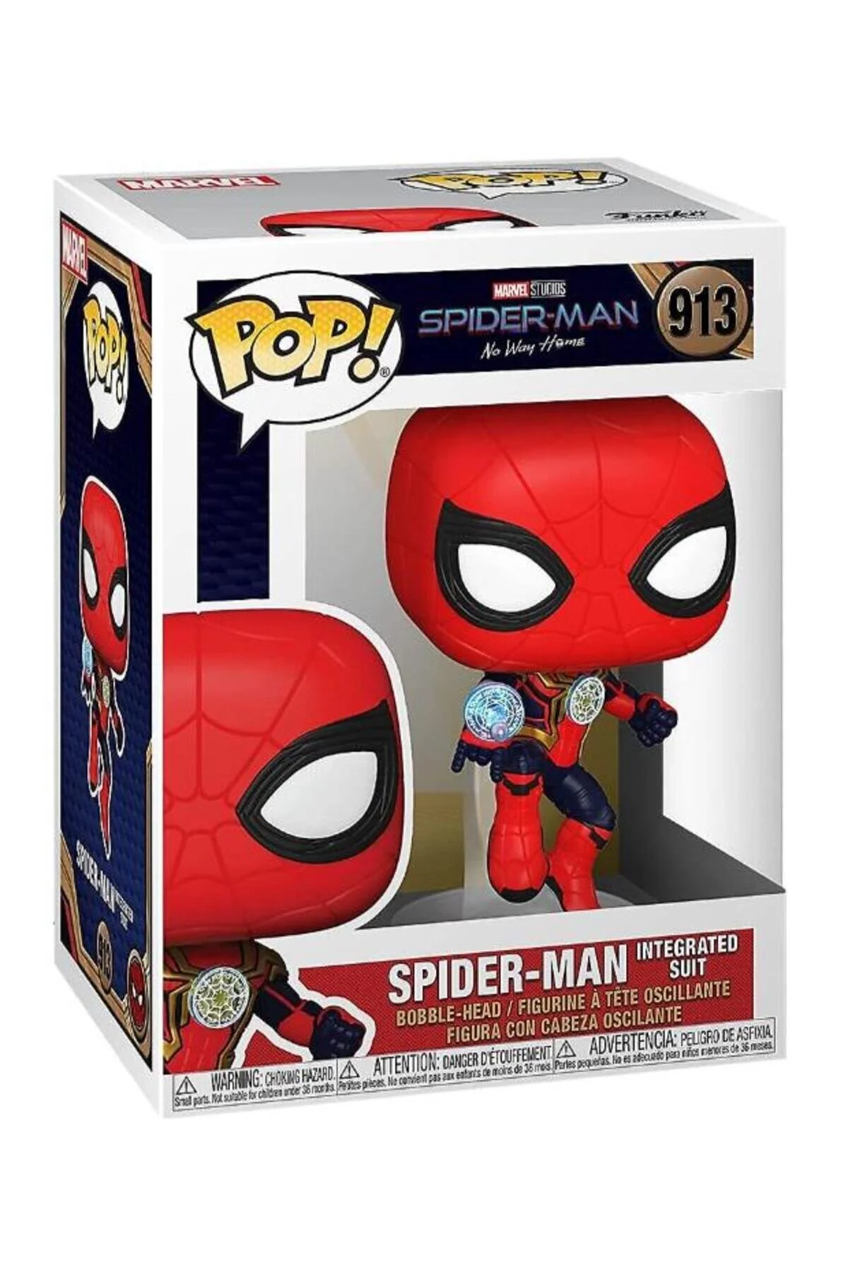 Funko لباس یکپارچه مرد عنکبوتی پاپ مارول شماره: 913