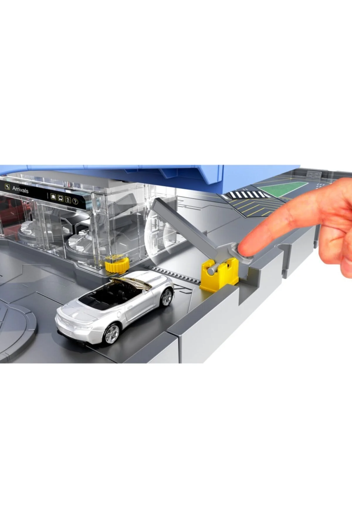 ماشین اسباب بازی OMX ACTION DRIVERS AIRPORT ADVENTURE PLAYSET GEXTRX 976748 Matchbox