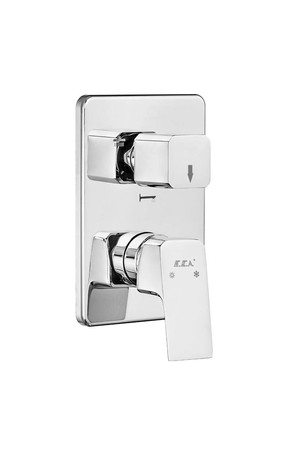 سیستم دوش مجموعه پنهان TIERA 3 راه 7 قطعه 102199770 Eca