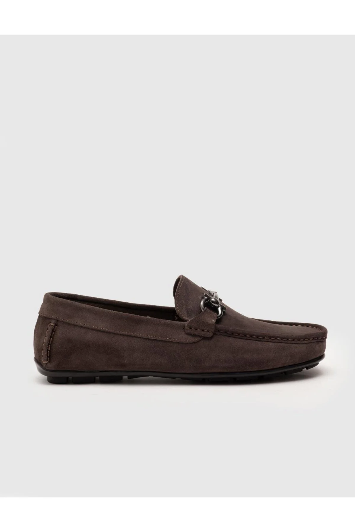کفش مردانه جیر قهوه ای چرمی اصلی Loafer Male کابانی Cabani