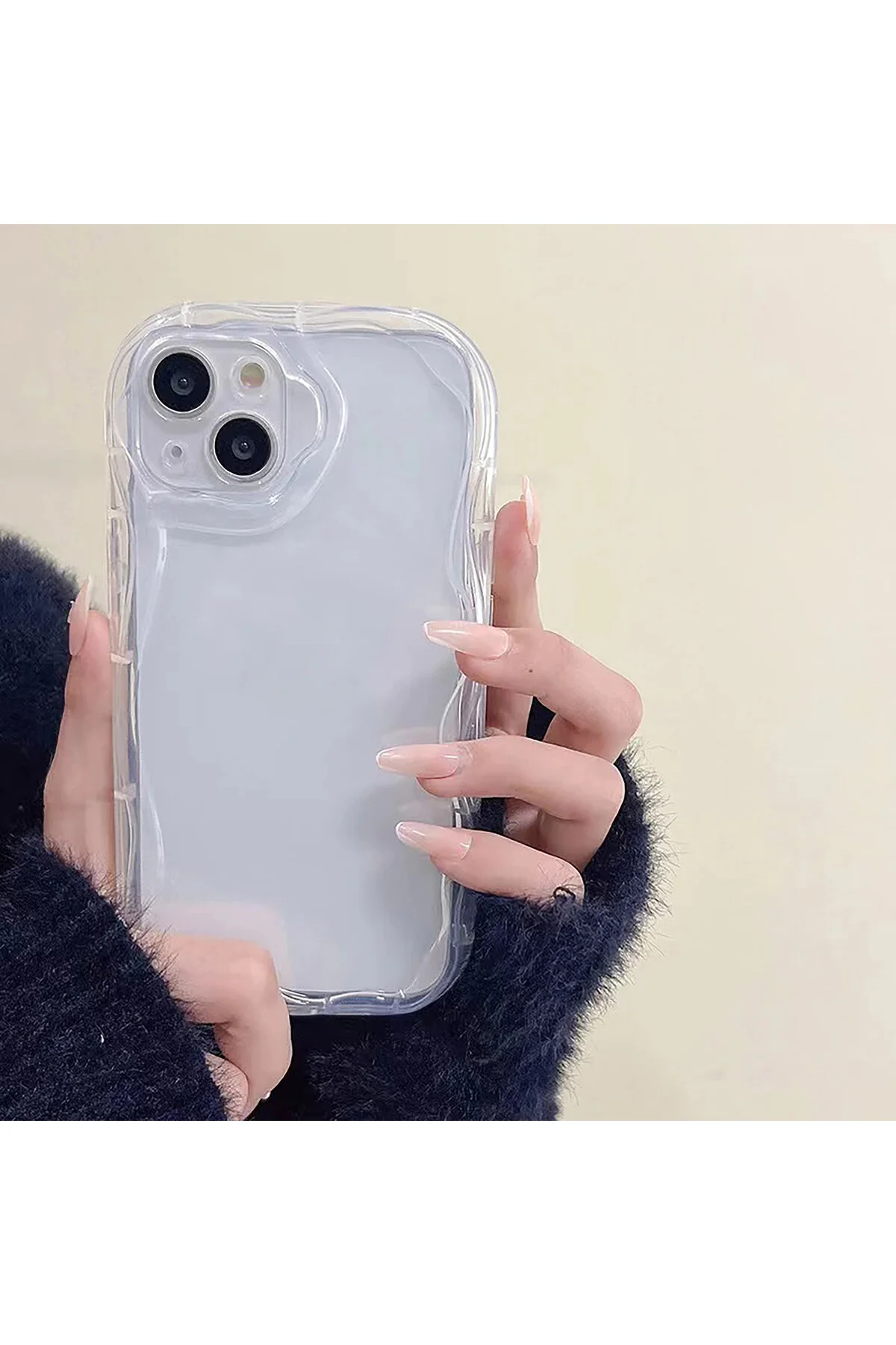 کاور و قاب شفاف سیلیکونی نرم ضد ضربه WAVE EDGE سازگار با IPHONE 15 MustCase