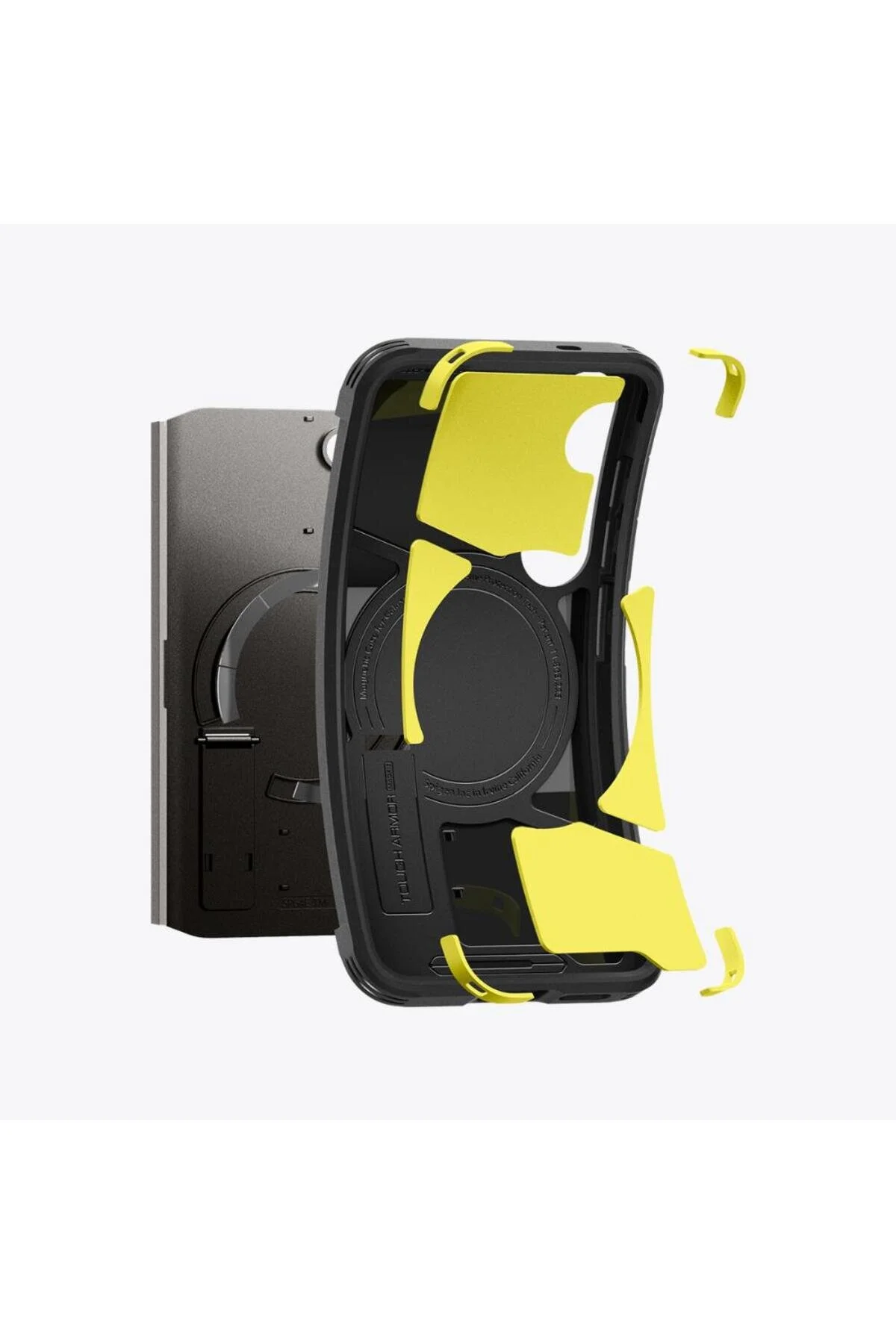 کاور و قاب GALAXY S25 CASE TOUGH ARMOR AI MAGFIT با KICKSTAND ABYSS GREEN ACS09010 اسپیگن Spigen