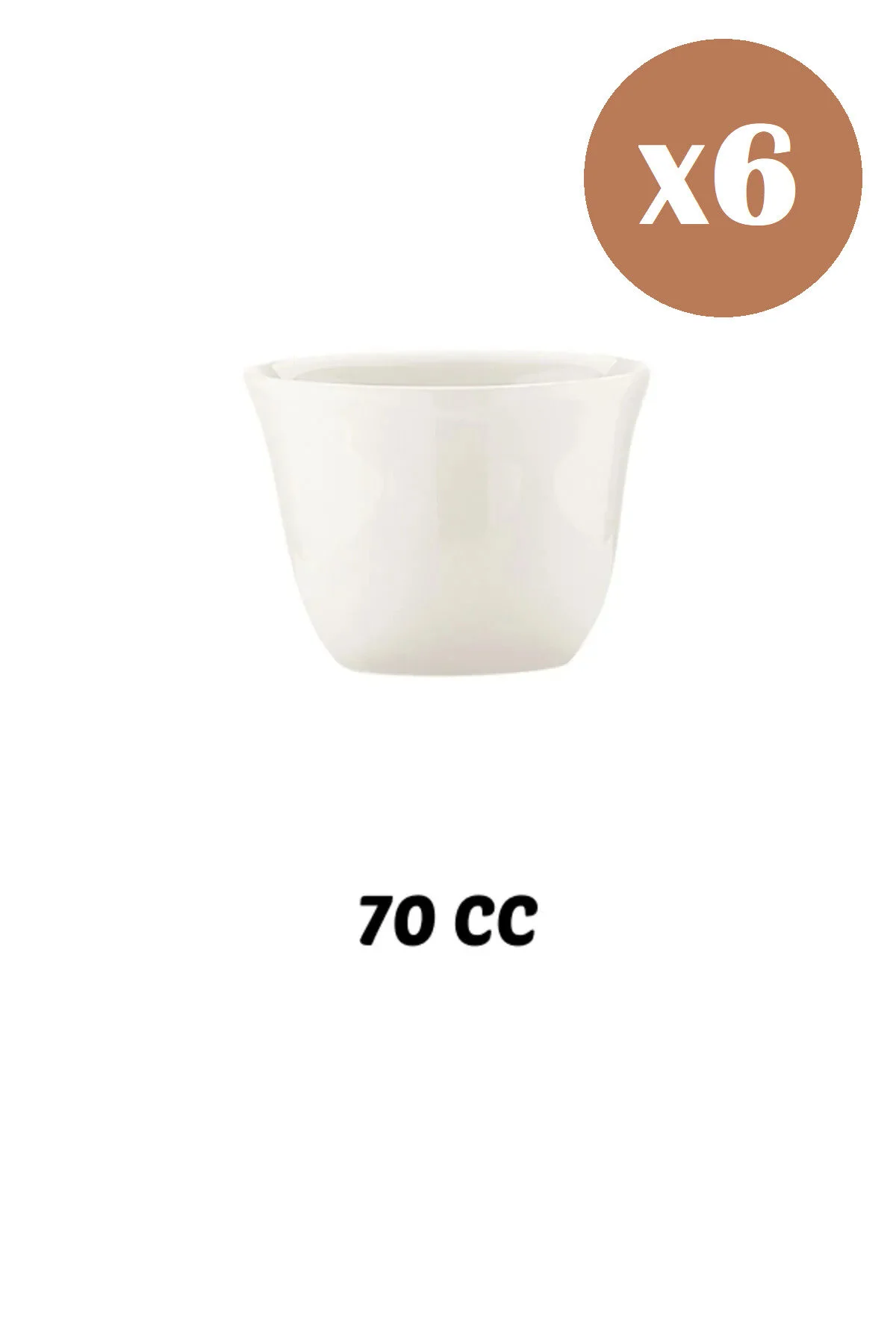 فنجان قهوه سفید 70 CC دالا Bonna Porselen