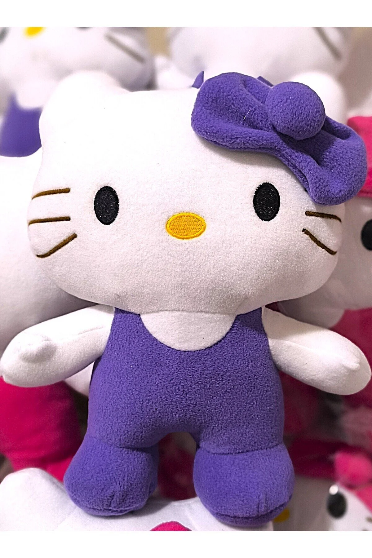 اسباب بازی های پشمی مخمل دار HELLO KITTY 35 سانتی متر Pufline