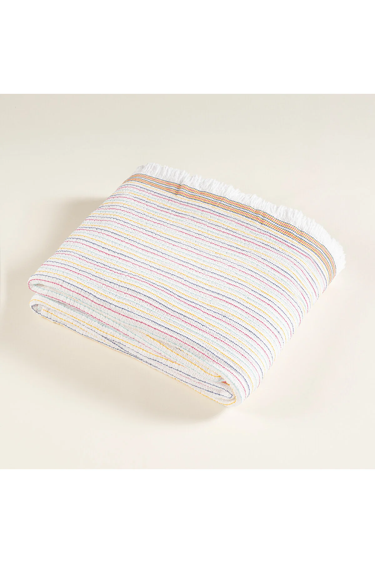ست پیکه خیلی بزرگ نخ فارو نقاشی شده توسط EAVES KING SILEN COTTON 100 ٪ پنبه PIKE 240X220 سانتی متر رنگ Zsa Zsa Zsu