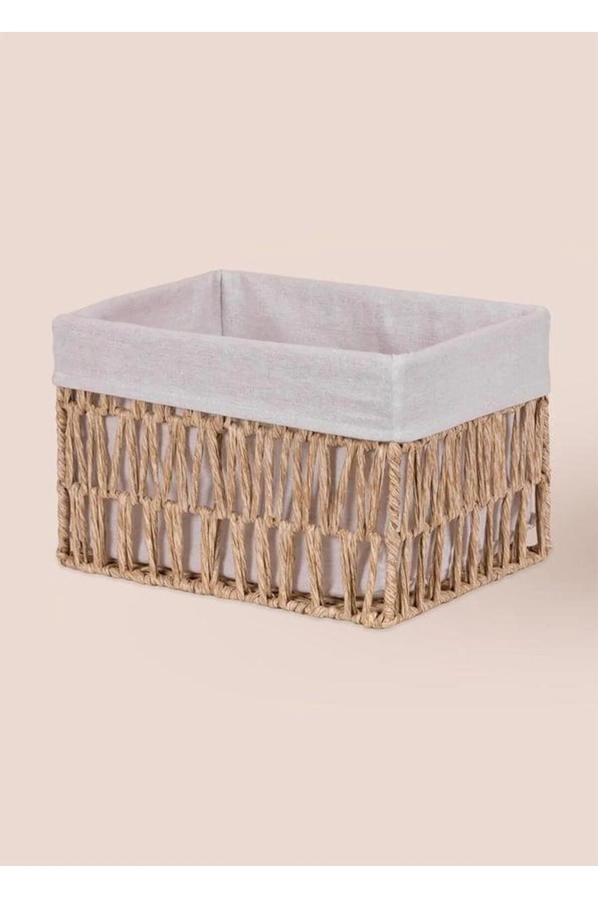 سبد سازمان دهنده گوشت CESTA BASK NATUREL 30X22X19 CM SPT0082 The Mia