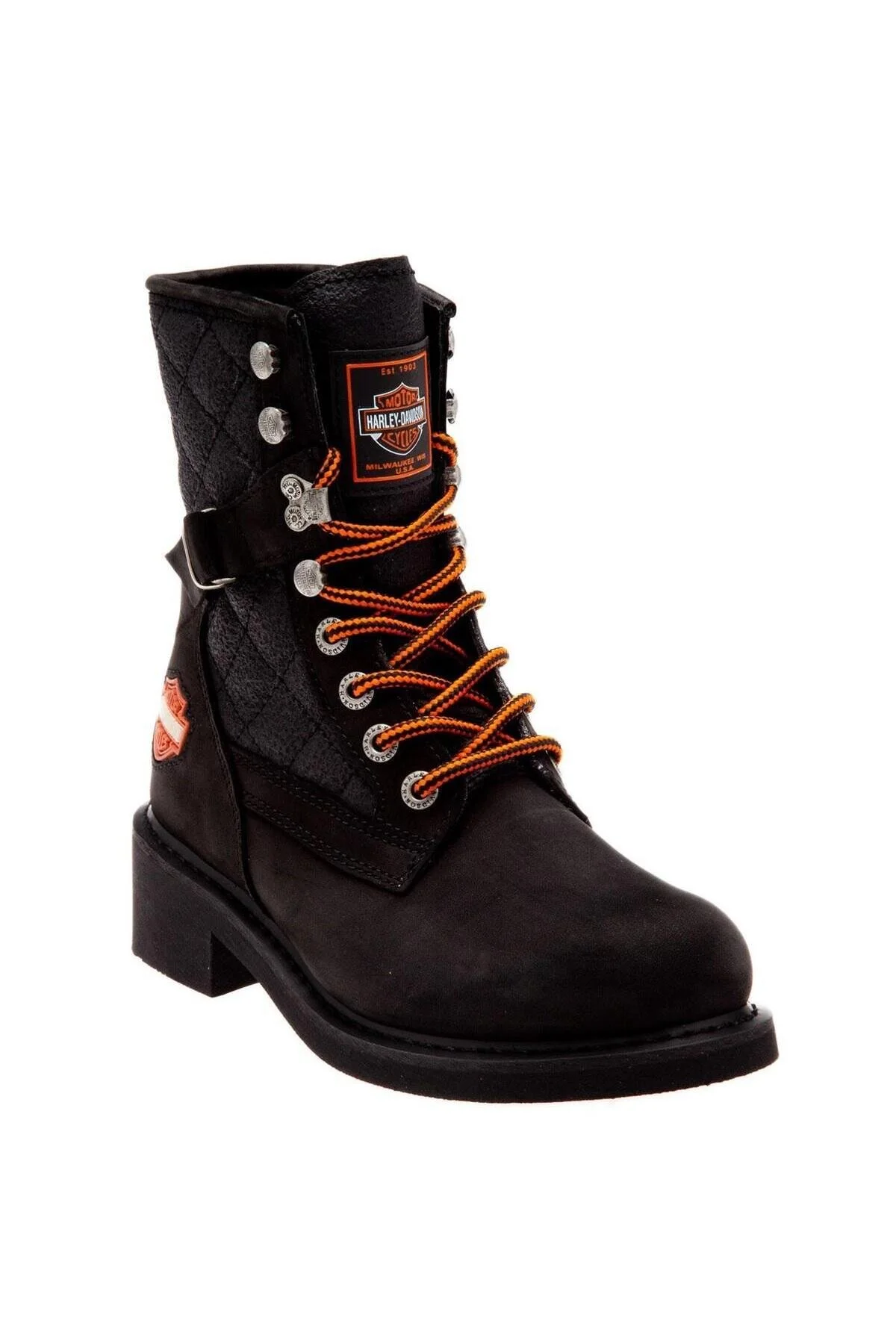 کفش زنانه کارگر جدید سیاه نوبوک هارلی دیویدسون Harley Davidson