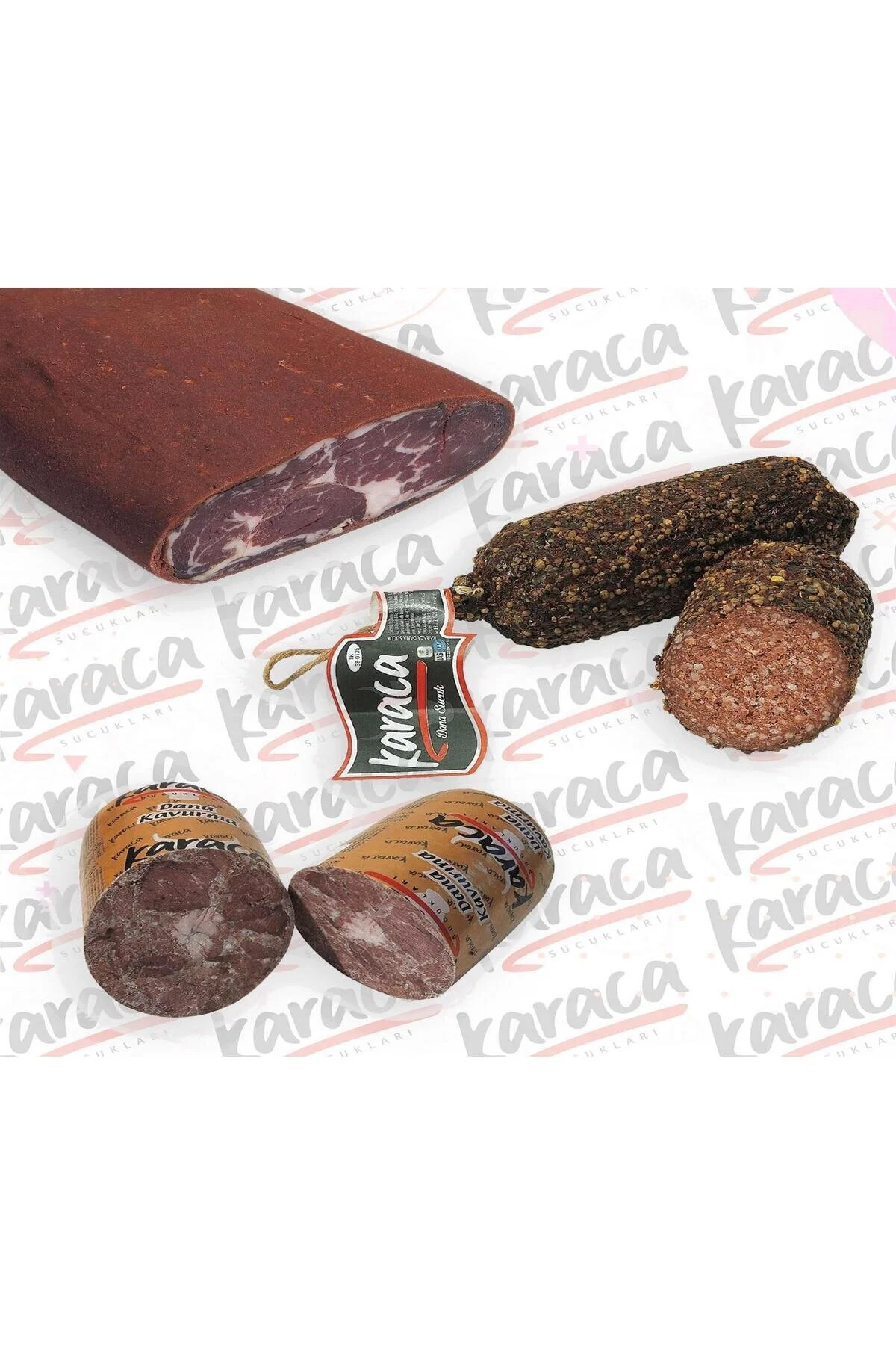 پاسترما سوسیس عثمانی 500 GR MAP OIL BACON BLOCK BLEEF BRAST کاراجا Karaca