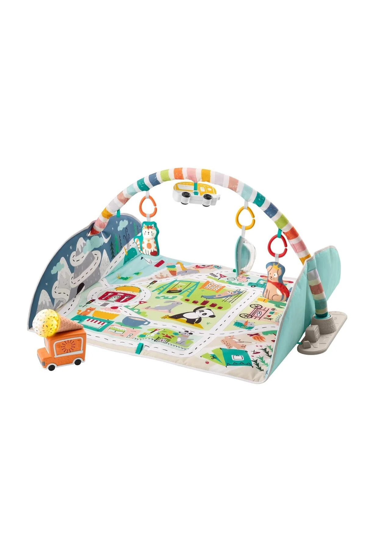 فرش بازی قهوه‌ای CITY اورجینال Fisher Price