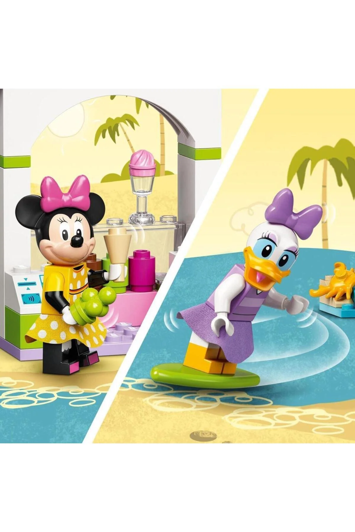 اسباب بازی های فیگور شخصیت DISNEY MICKEY AND FRIENDS MOUSE'S ICE CREAM SHOP 10773 اورجینال LEGO