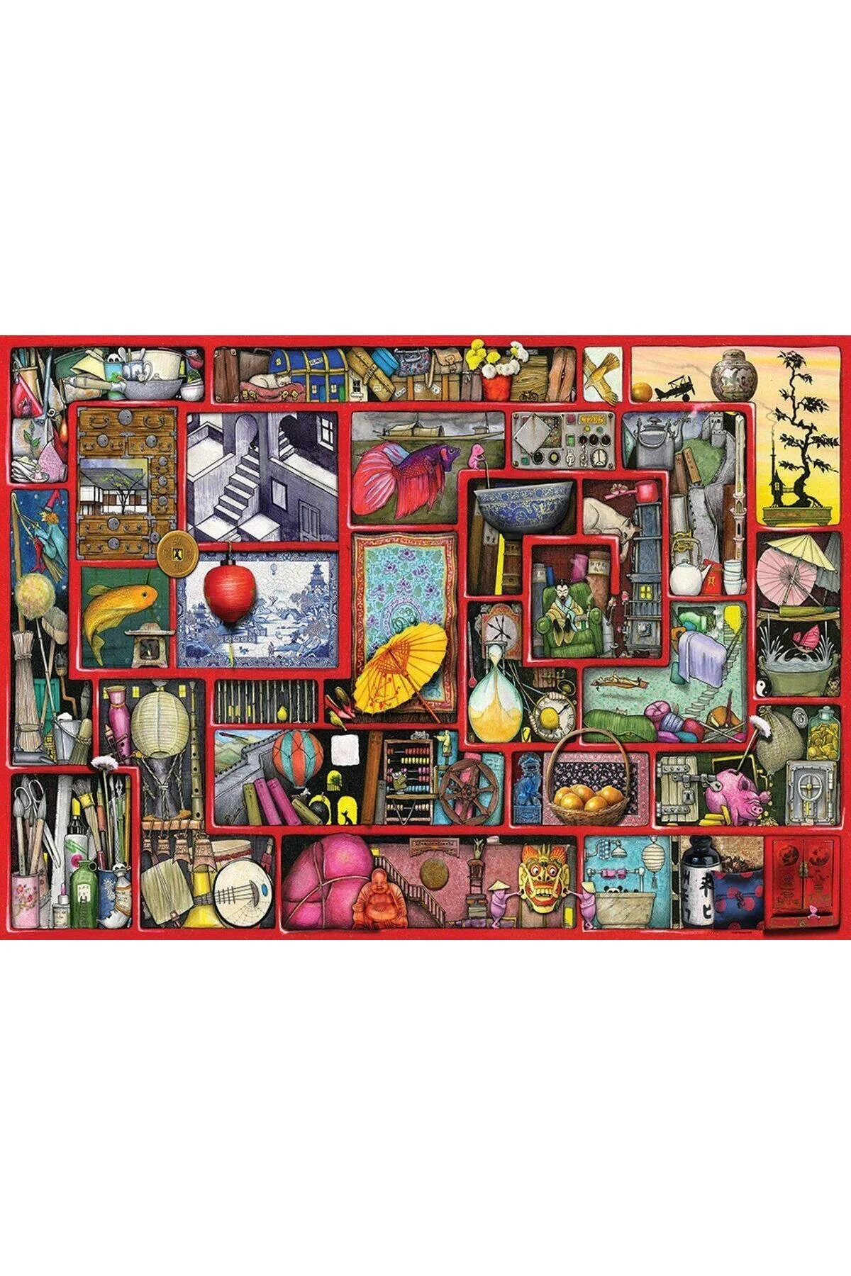 پازل ها و یاپبوزهای کودک 1000 تکه کابینت کالین تامپسون 198917 RPB198917 RAVENSBURGER