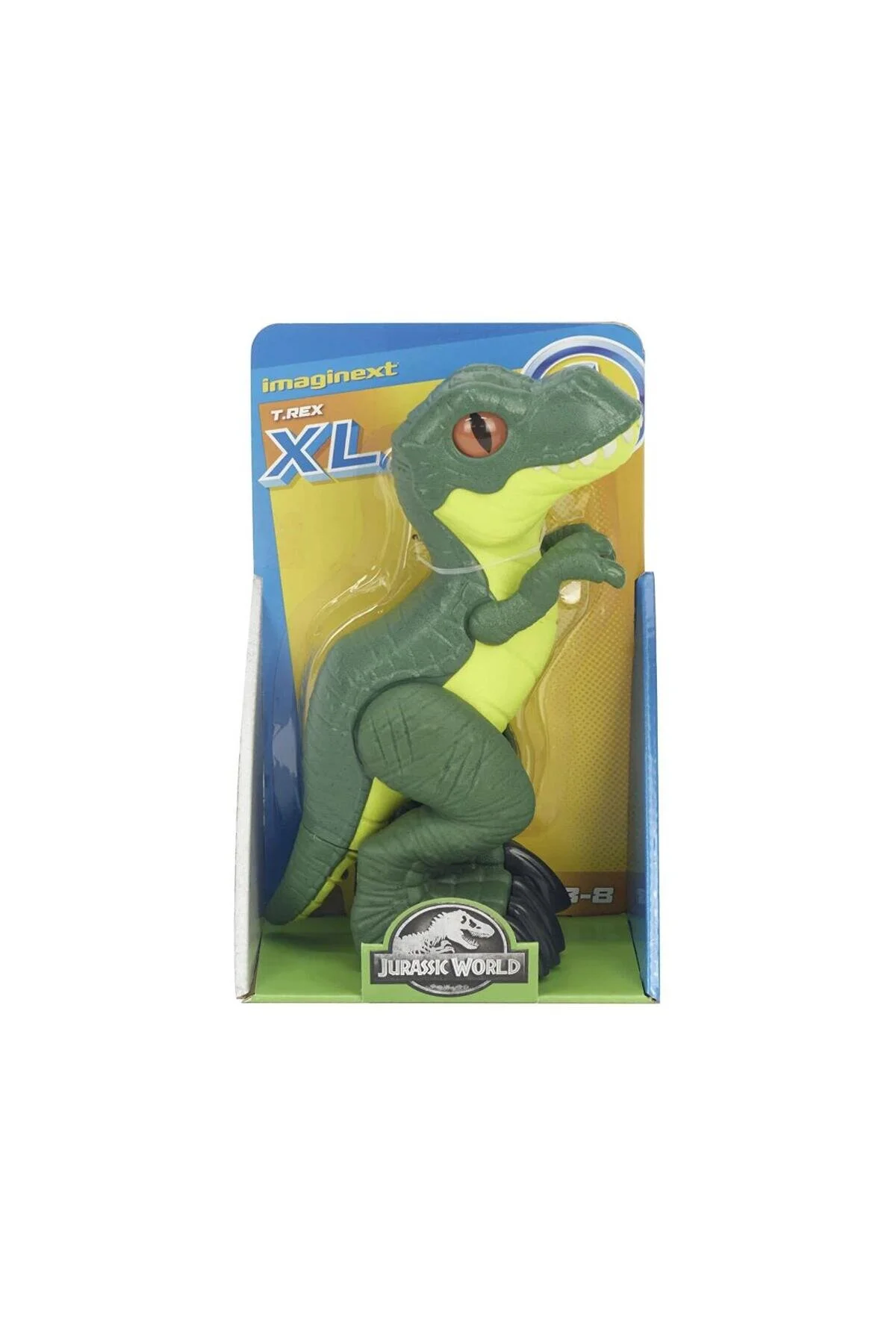 اسباب بازی های فیگور شخصیت JURASSIC WORLD XL DINOSAURS T REX GWN99 GWP06 ایمجینکس Imaginext