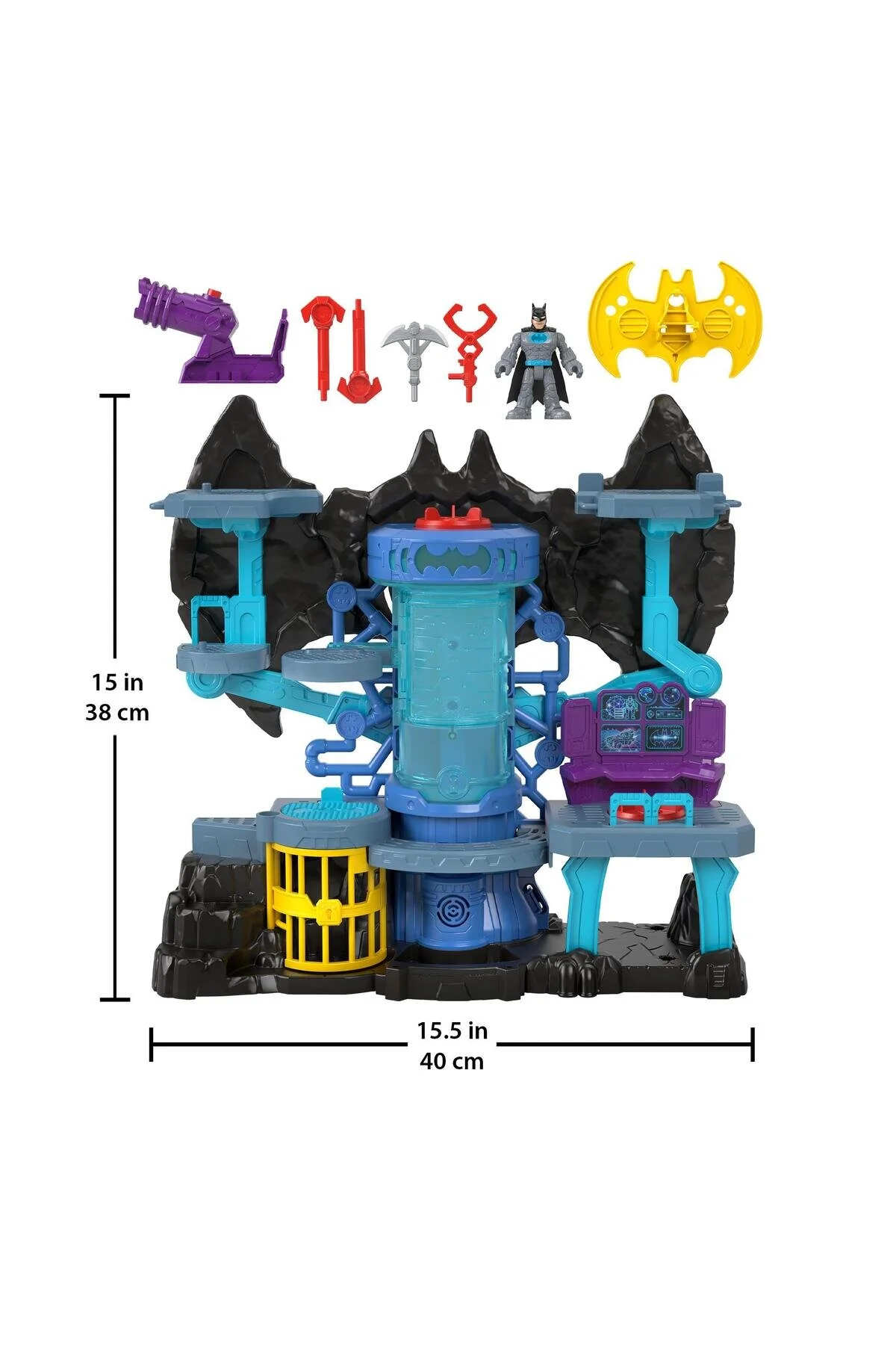 اسباب بازی های فیگور شخصیت DC SUPER FRIENDS BAT TECH BATCAVE GAME GYV24 ایمجینکس Imaginext
