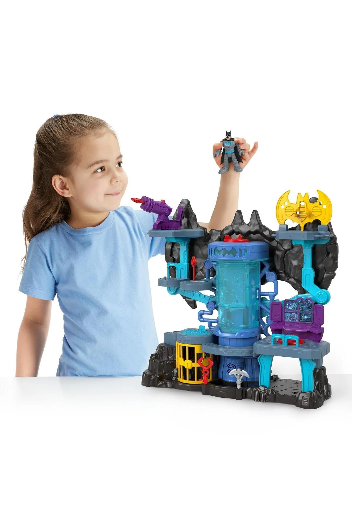 اسباب بازی های فیگور شخصیت DC SUPER FRIENDS BAT TECH BATCAVE GAME GYV24 ایمجینکس Imaginext