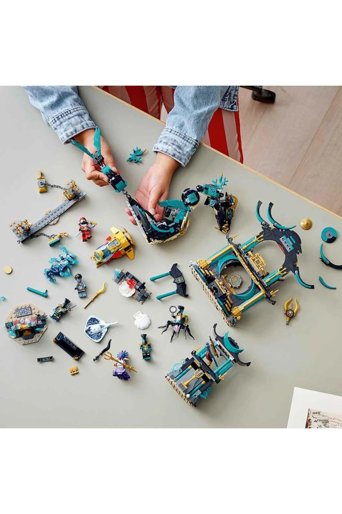 اسباب بازی معبد دریاهای بی‌پایان مدل 71755 رنگ نارنجی لگو Lego