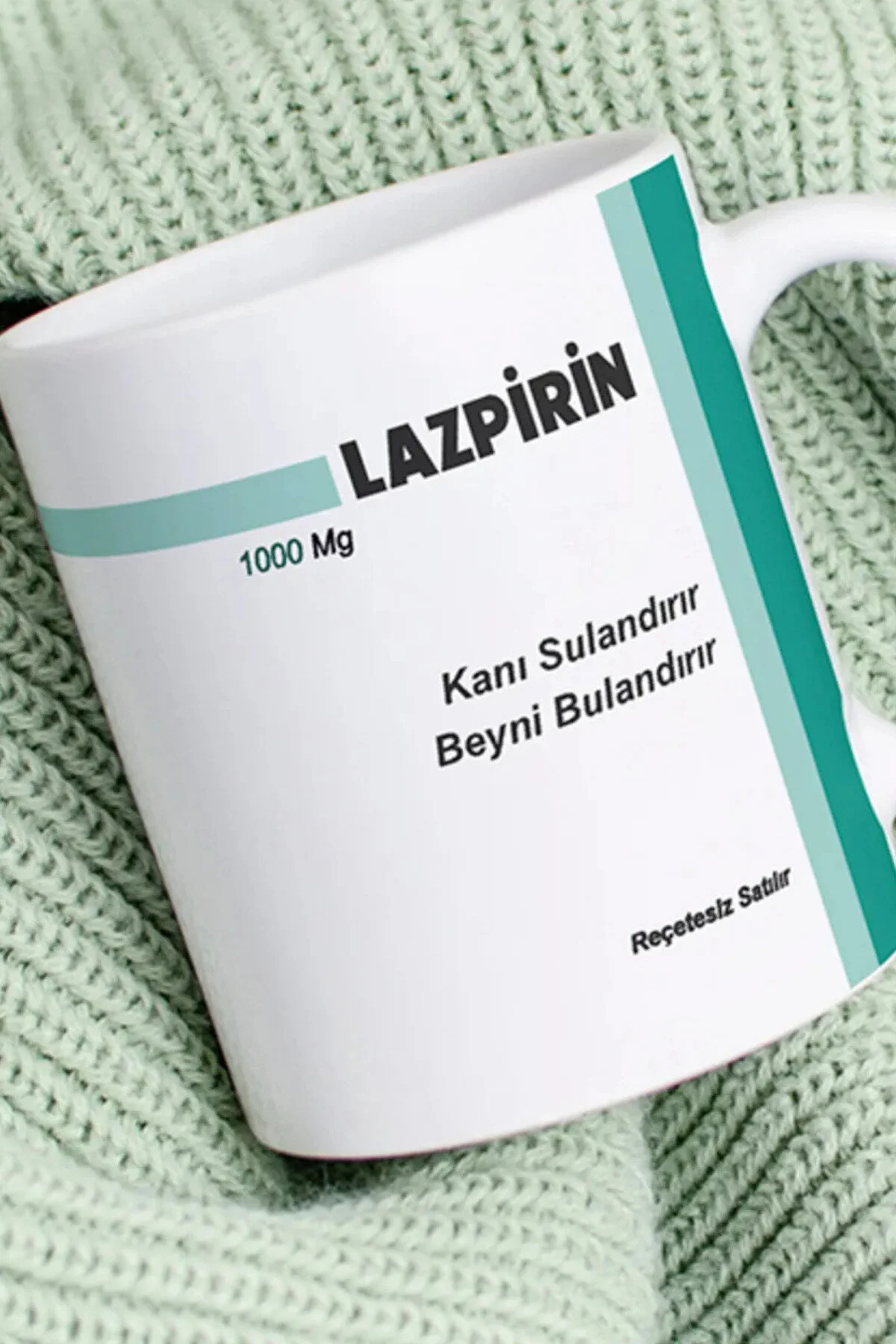 ماگ لیوان چاپی LAZPIRIN MEDICINE نوشته خنده دار thekam