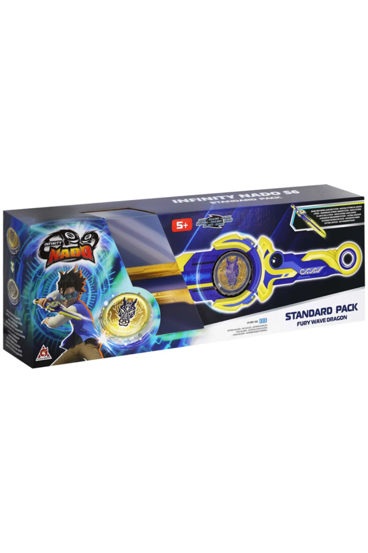 اسباب بازی های فیگور شخصیت NADO TOY BEYBLADE INFINITY ANGER WAVE DRAGON اژدها را انتخاب کنید Hepsilazım