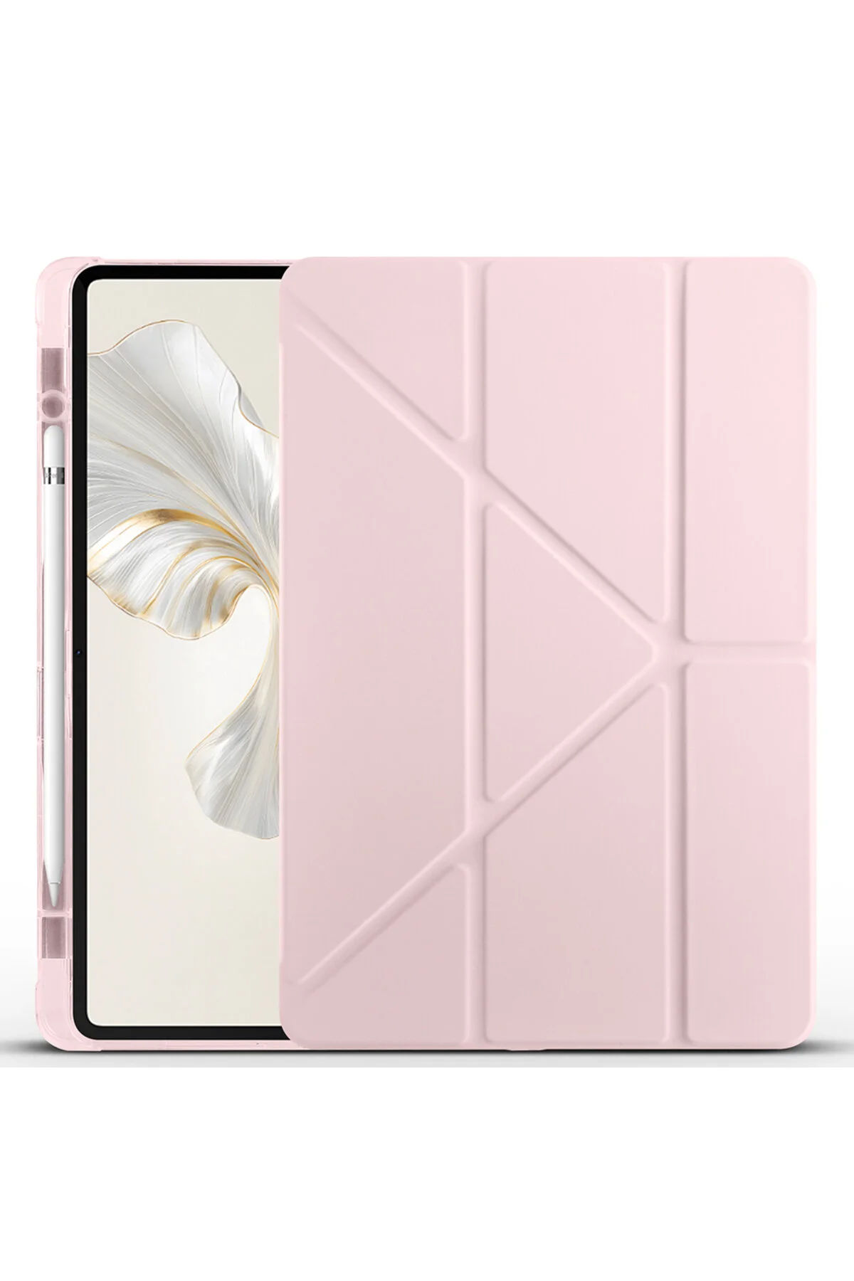 کاور تبلت HONOR PAD 9 12.1 اینچی سیلیکونی چرمی نرم سازگار با محفظه قلم فیبکس Fibaks