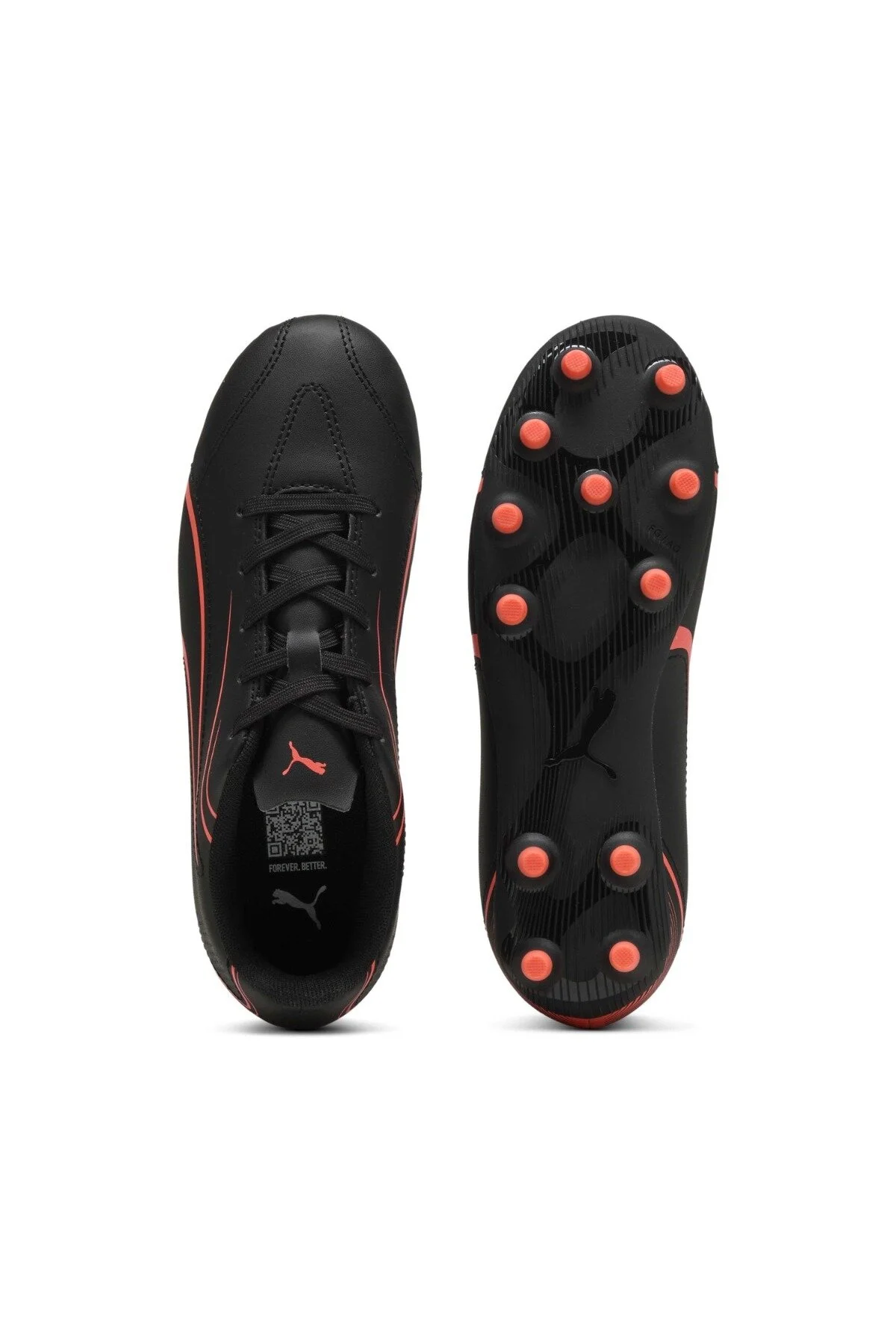 کرمپون دخترانه و پسرانه بچگانه VITORIA FG AG JR CHILD مشکی CRAMPON پوما Puma