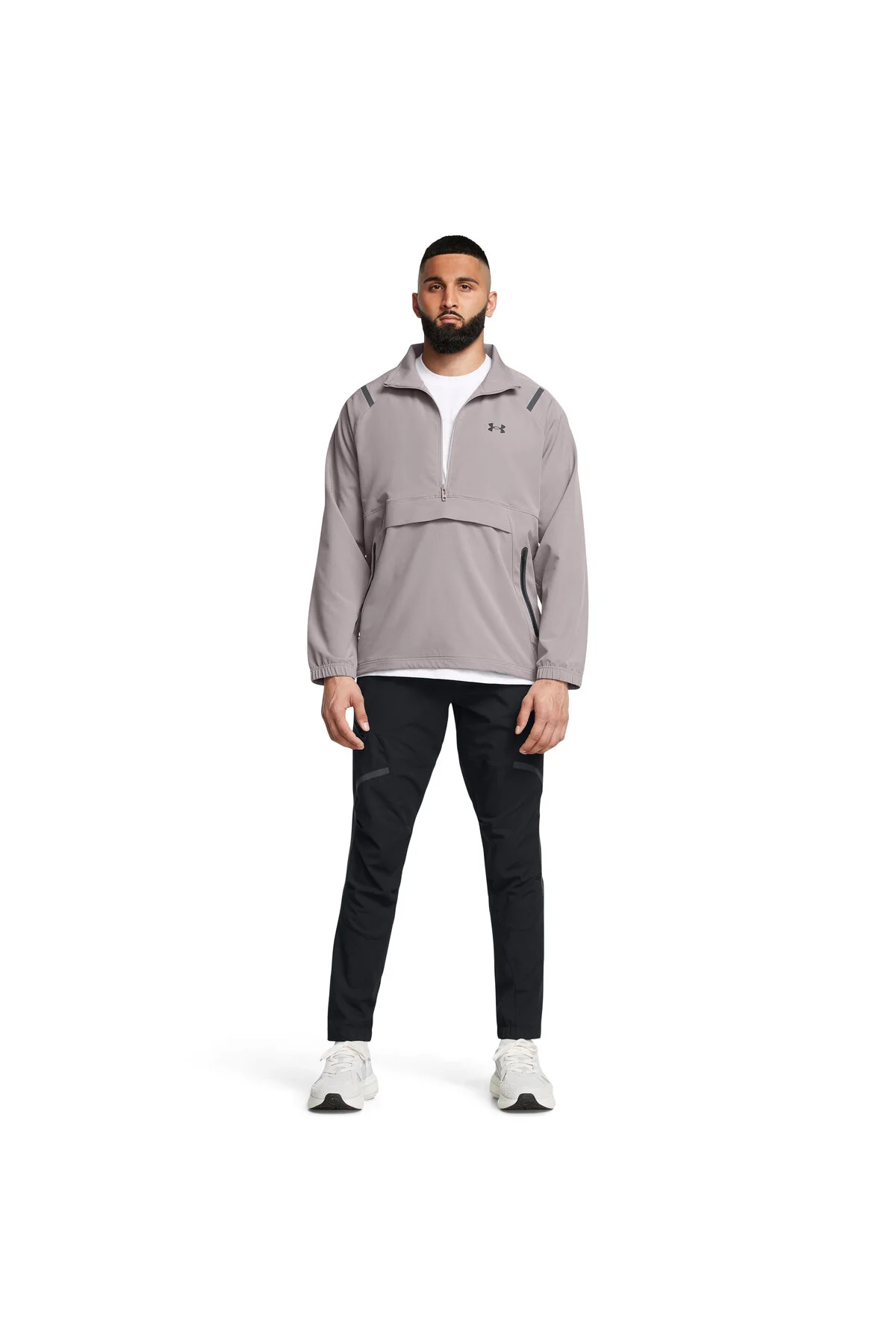 سویشرت ورزشی خاکستری مردانه UA غیرقابل توقف LC 015 Under Armour