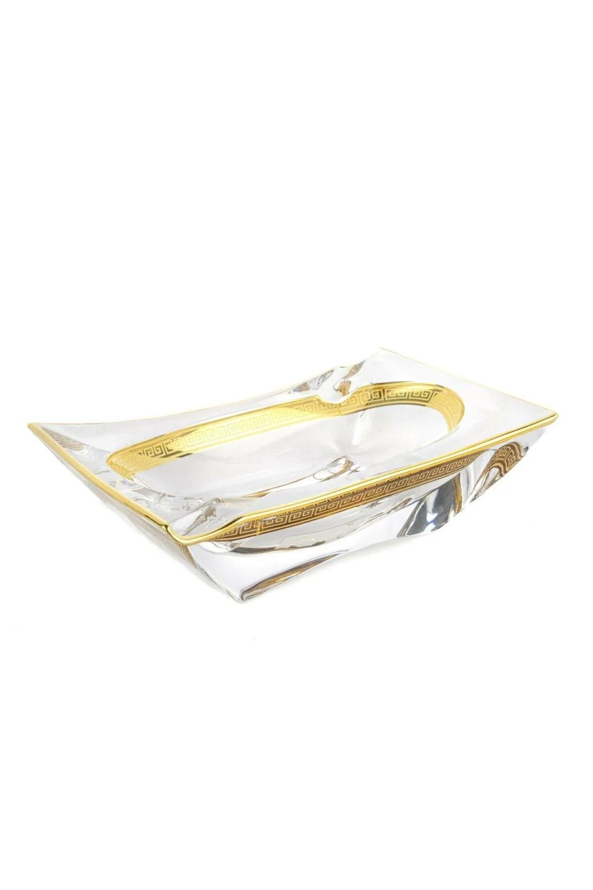 زیرسیگاری ANGELIC GOLD GLASS ASHTRAY 19X12X5CM P091.823797 Mikasa Moor