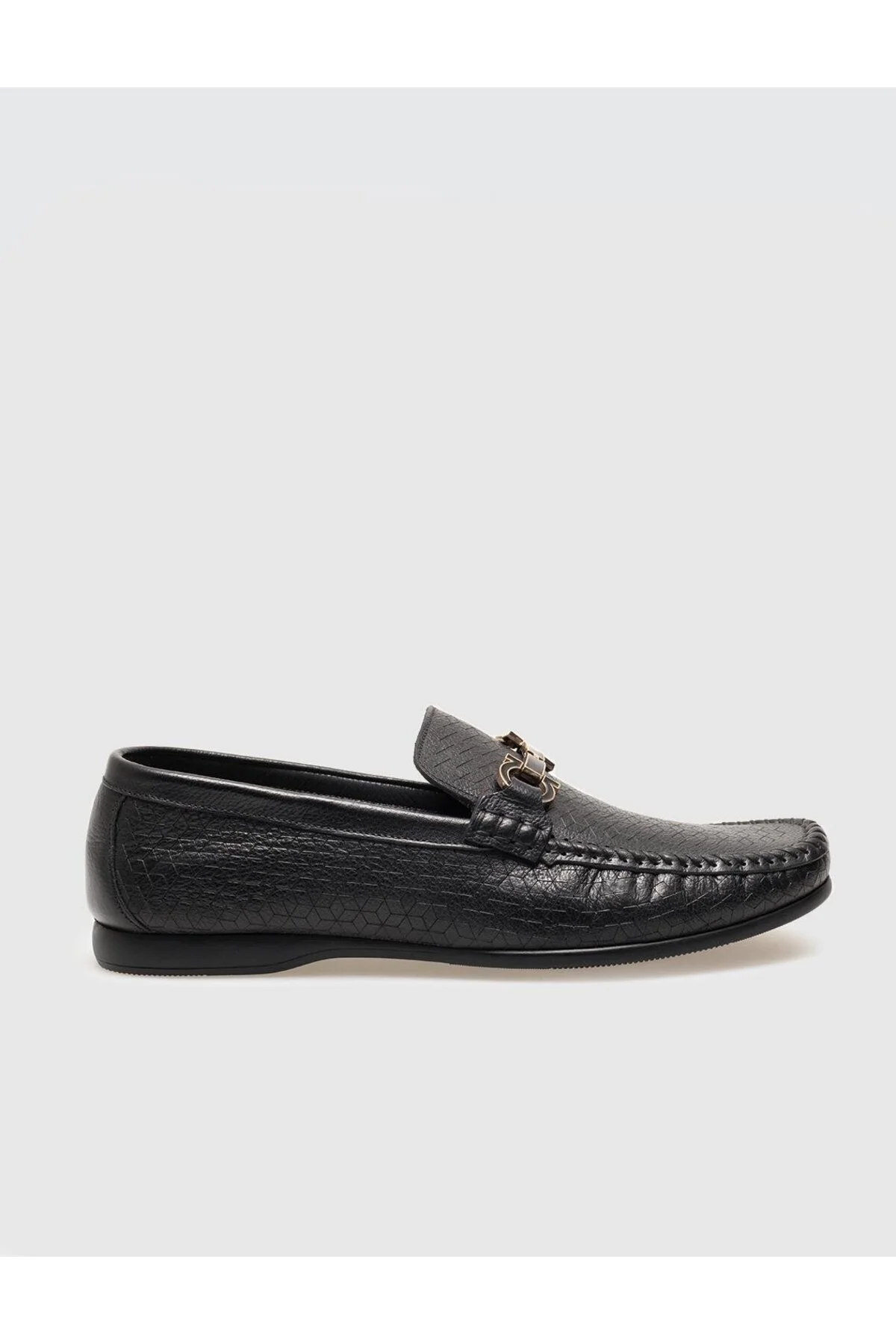 کفش مردانه مرد سیاه چرمی واقعی Loafer کابانی Cabani
