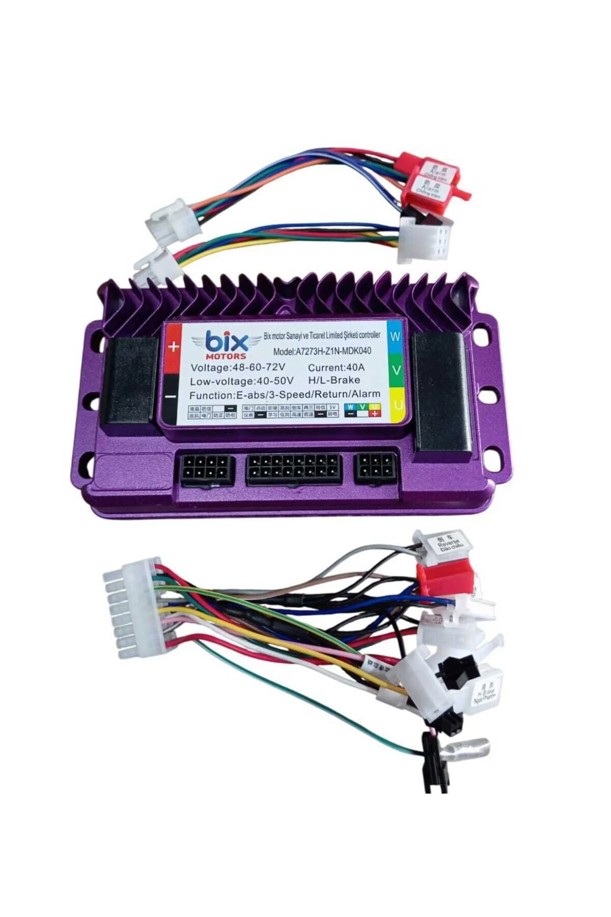 لوازم یدکی موتورسیکلت سوکت EBIKE SMART BRAIN 48V60V72V 40A Bix