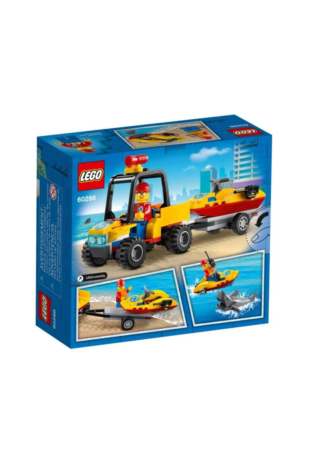 لگو و اسباب بازی های ساخت محور ATV 60286 نجات ساحل شهر از ترکیه LEGO